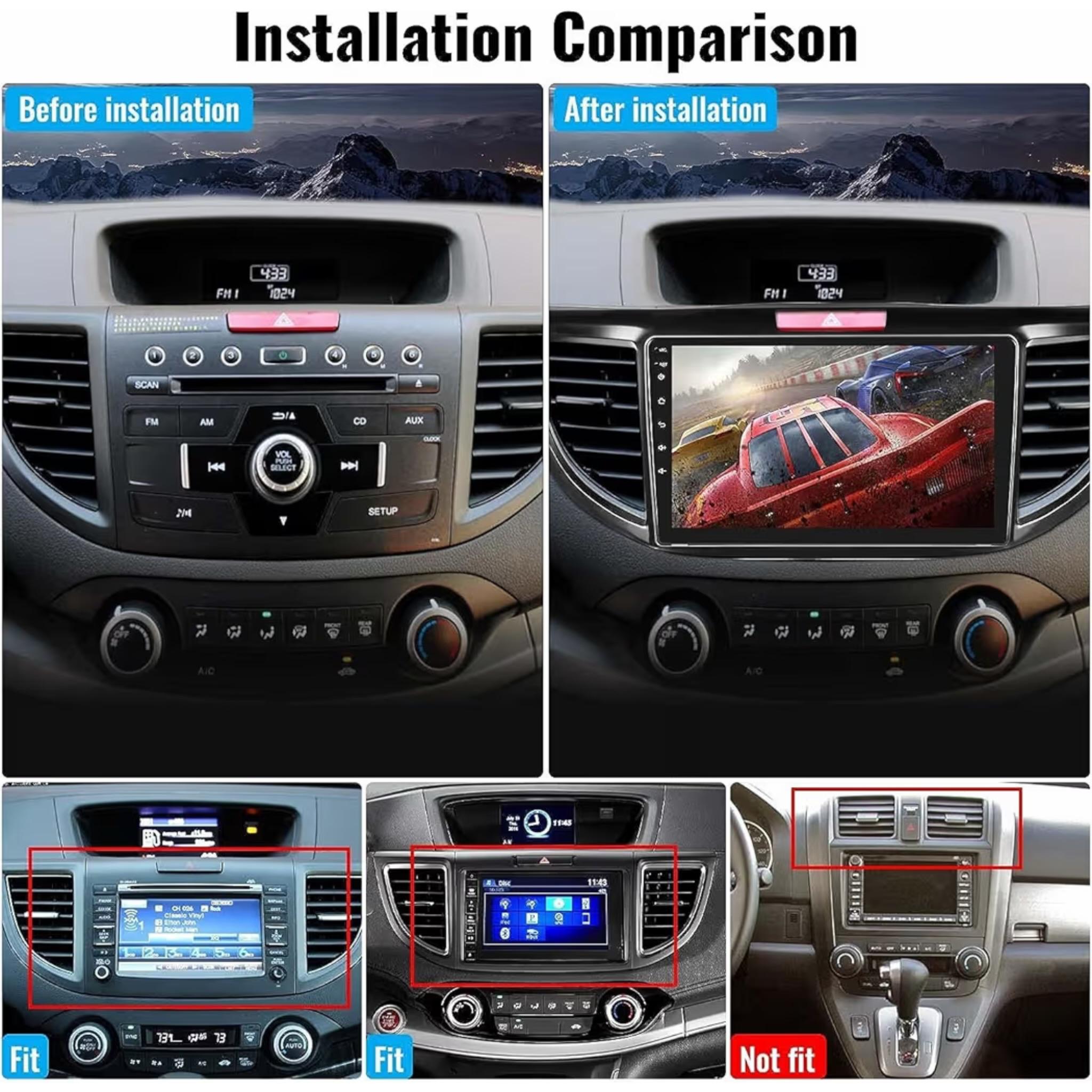 Android Car Stereo for Honda CRV 2012-2016 9 Inch IPS.QLED Touch Screen with AHD Camera Included - Image 3