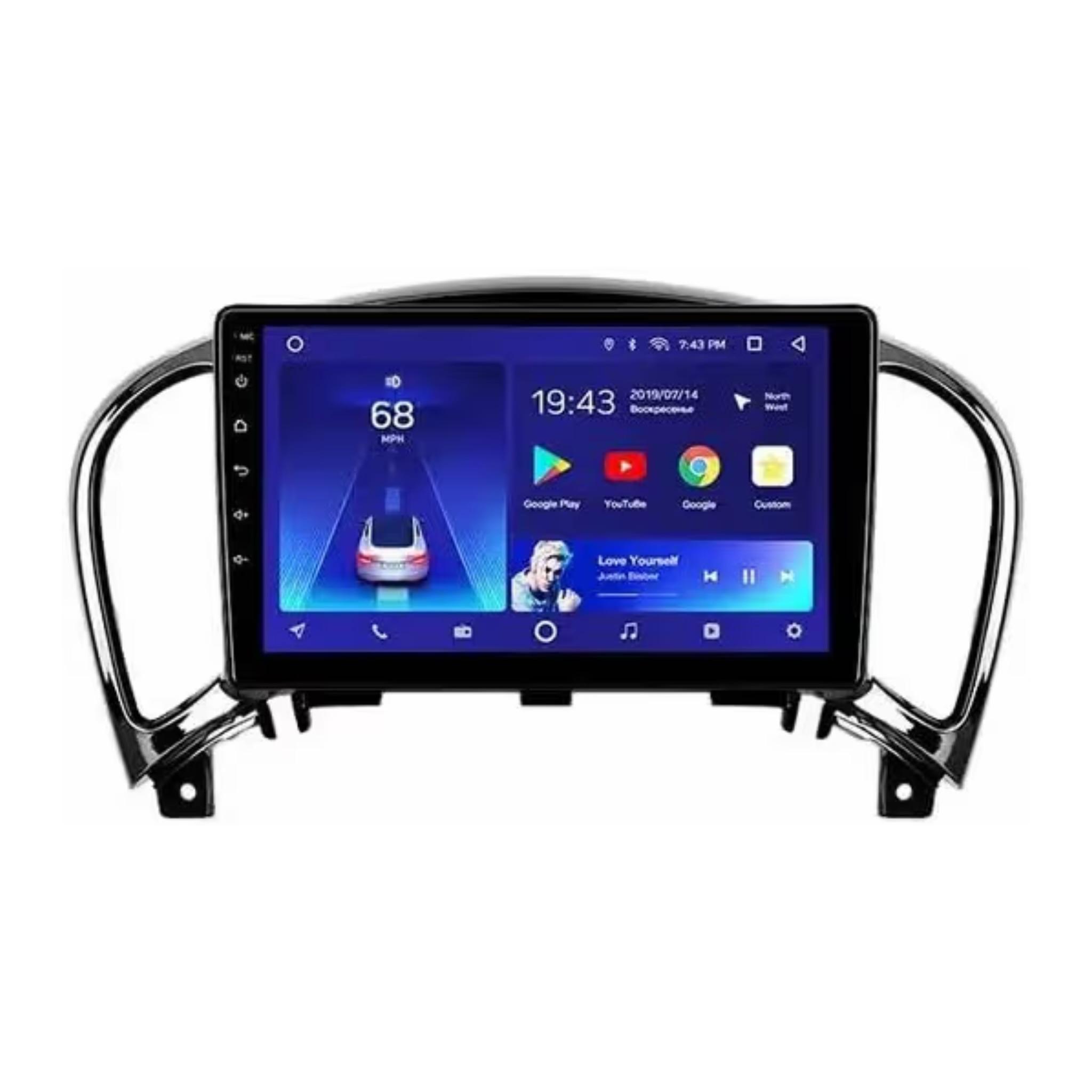 Android Car Stereo for Nissan Juke 2010-2014 Infiniti ESQ 2012-2017 9 Inch IPS.QLED Touch Screen with AHD Camera Included