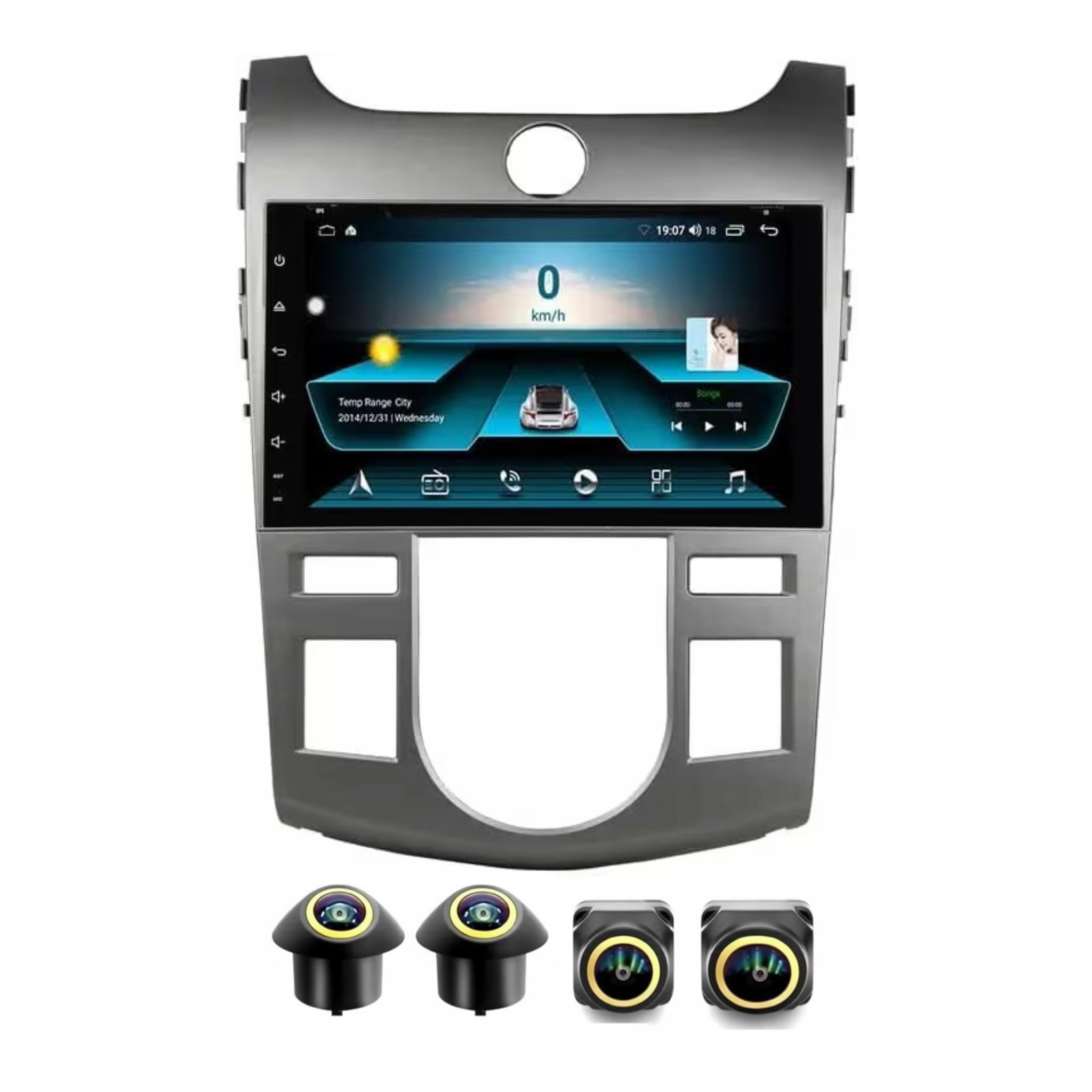 Android Car Stereo for KIA CERATO 2009-2012 9 Inch IPS.QLED Touch Screen with AHD Camera Included - Image 2