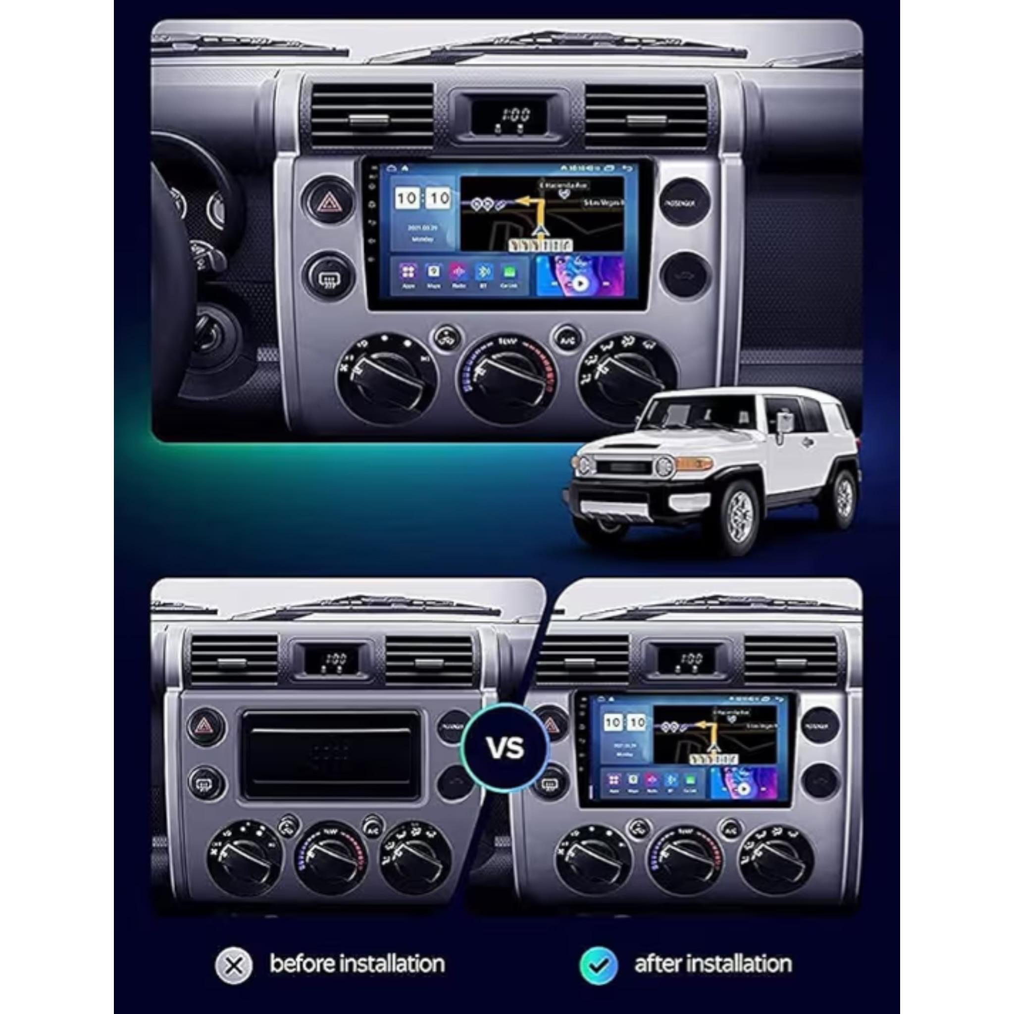 Android Car Stereo for Toyota FJ Cruiser 2006-2020 9 Inch IPS.QLED Touch Screen with AHD Camera Included - Image 3