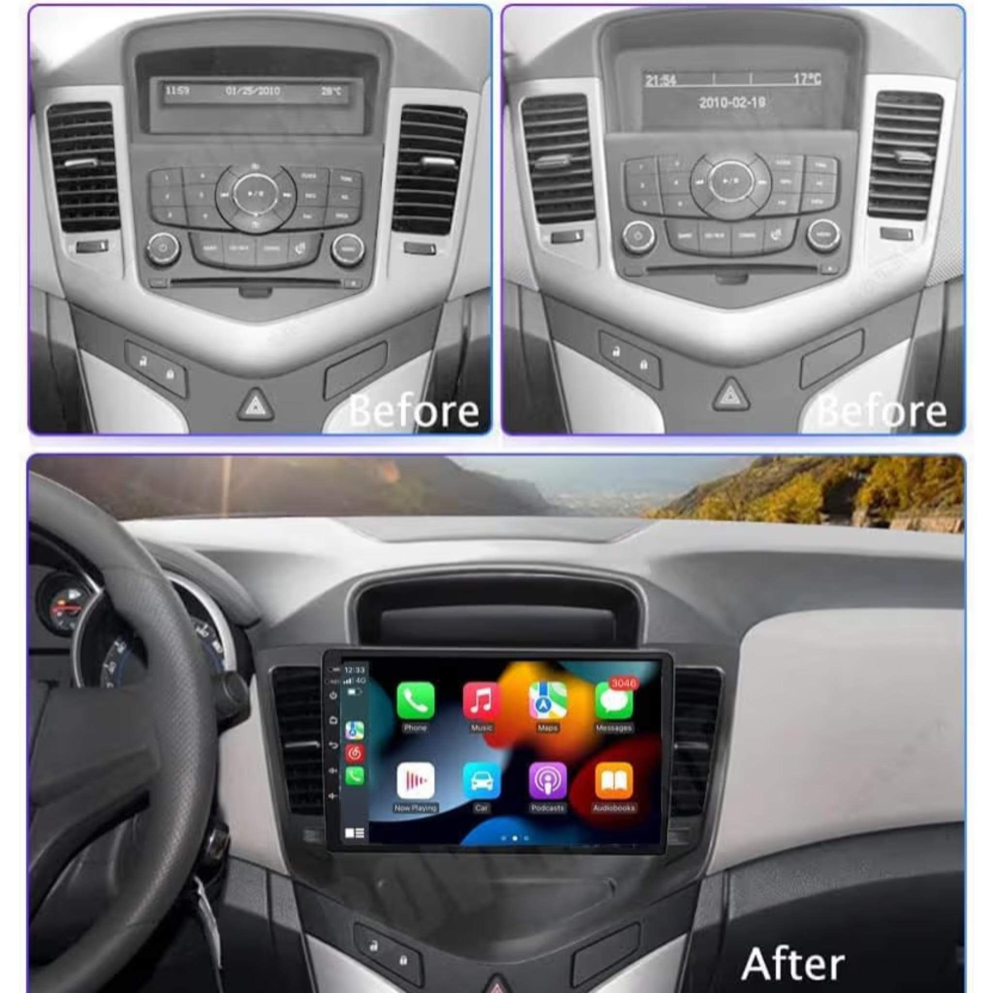 Android Car Stereo for Chevrolet Cruze 2009-2015 9 Inch IPS.QLED Touch Screen with AHD Camera Included - Image 3