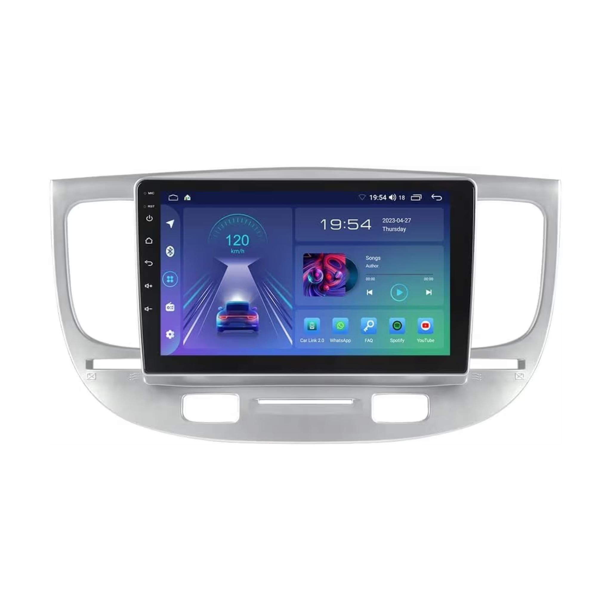 Android Car Stereo for Kia Rio 2 2005-2011 9 Inch IPS.QLED Touch Screen with AHD Camera Included