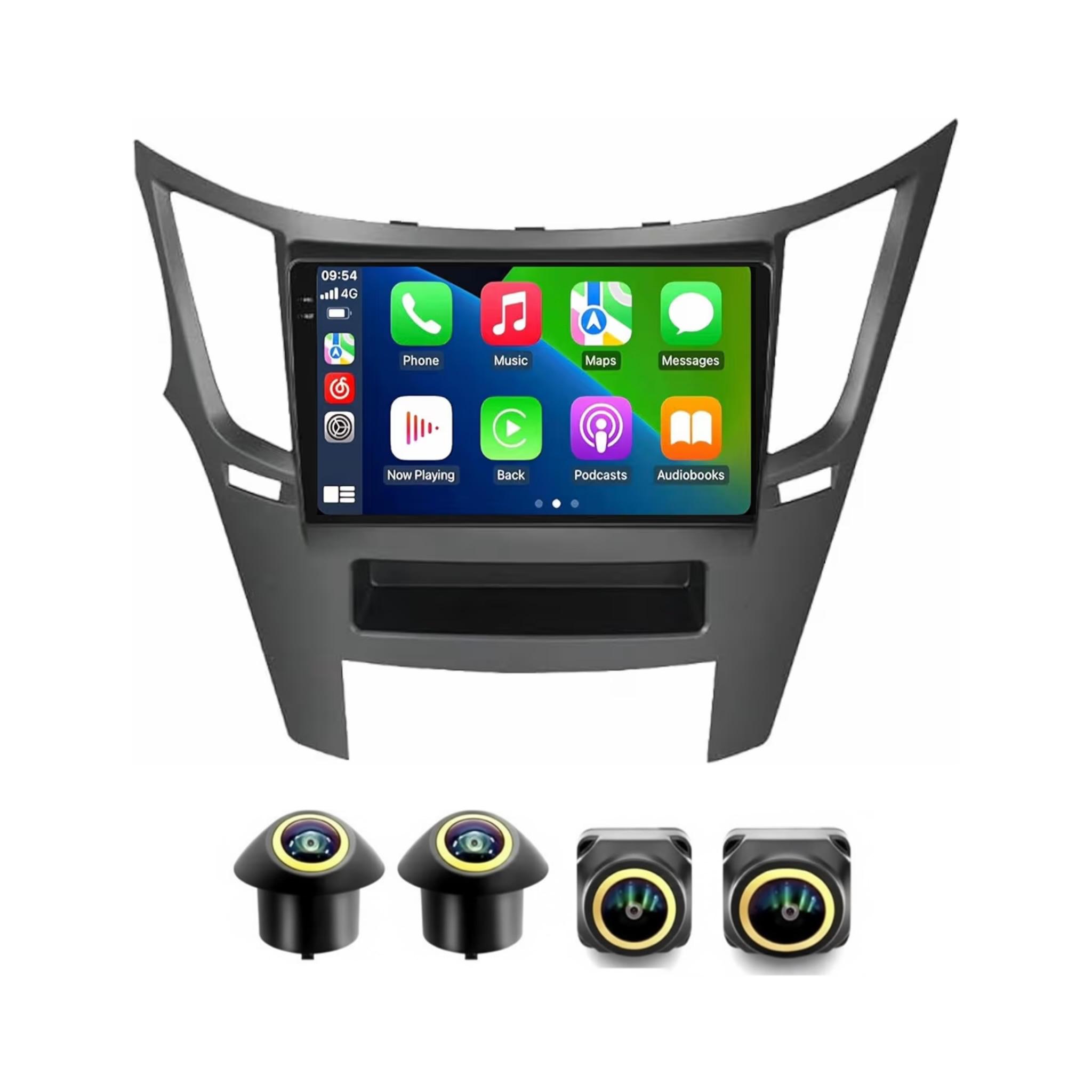 Android Car Stereo for Subaru Outback Legacy 2010-2014 9 Inch IPS.QLED Touch Screen with AHD Camera Included - Image 2