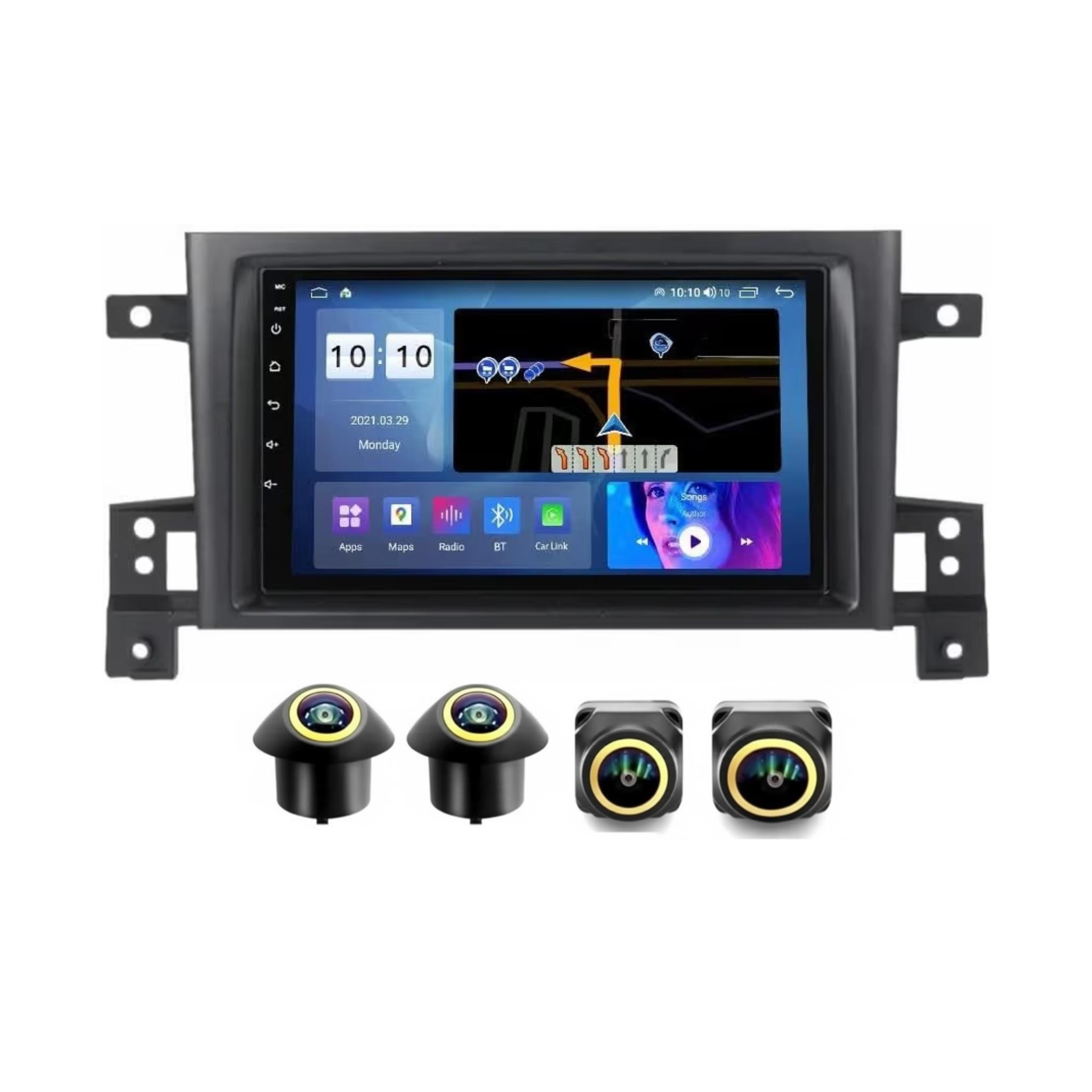 Android Car Stereo for Suzuki Grand Vitara 2005-2015 9 Inch IPS.QLED Touch Screen with AHD Camera Included - Image 2