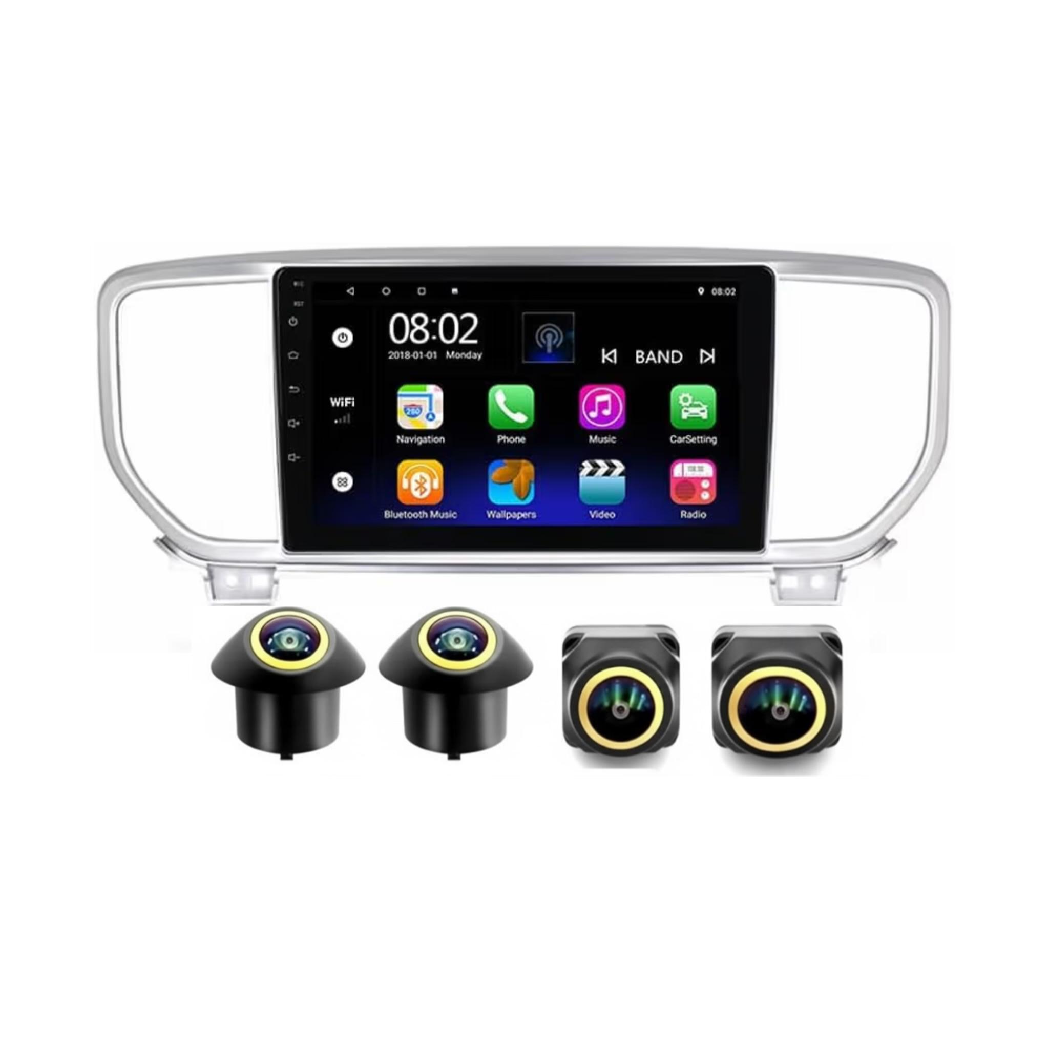 Android Car Stereo for Kia Sportage 2019-2021 9 Inch IPS.QLED Touch Screen with AHD Camera Included - Image 2