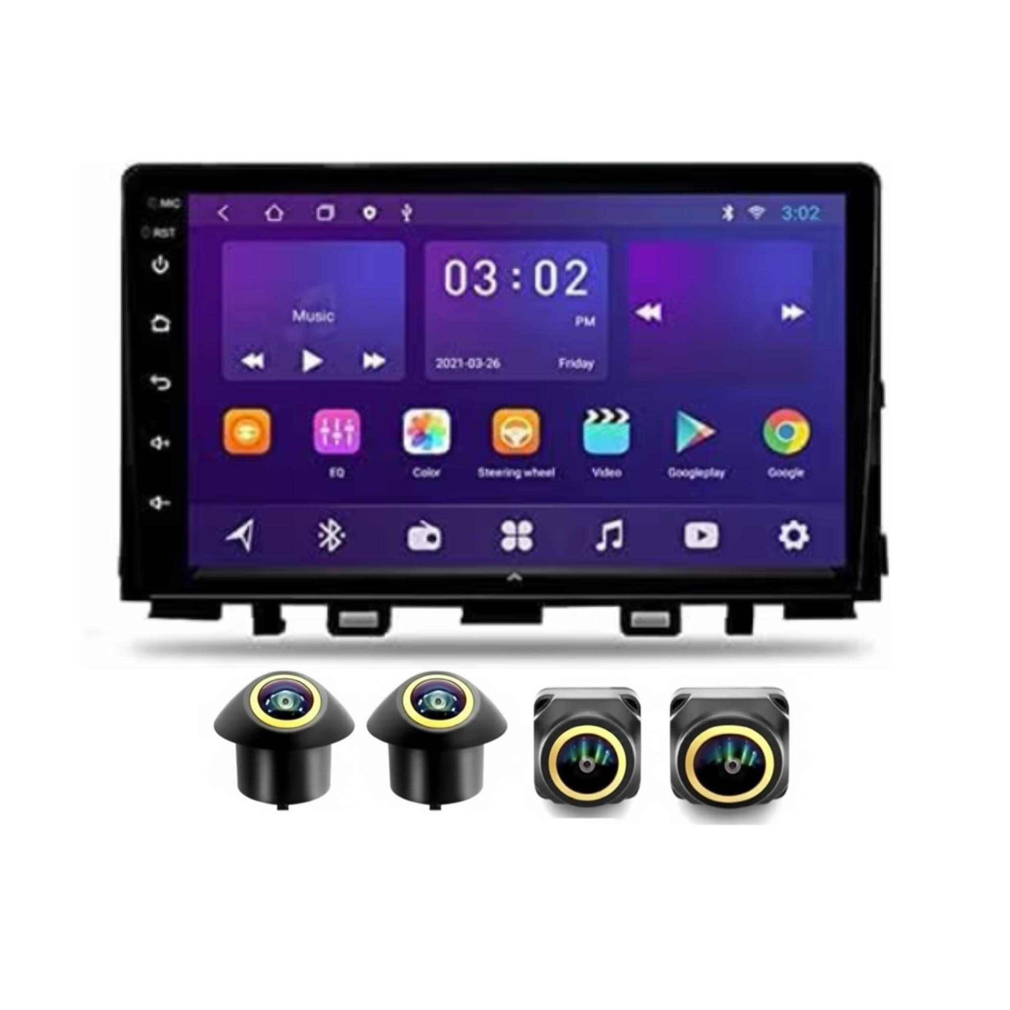 Android Car Stereo for KIA RIO 2015-2018 9 Inch IPS.QLED Touch Screen with AHD Camera Included - Image 2