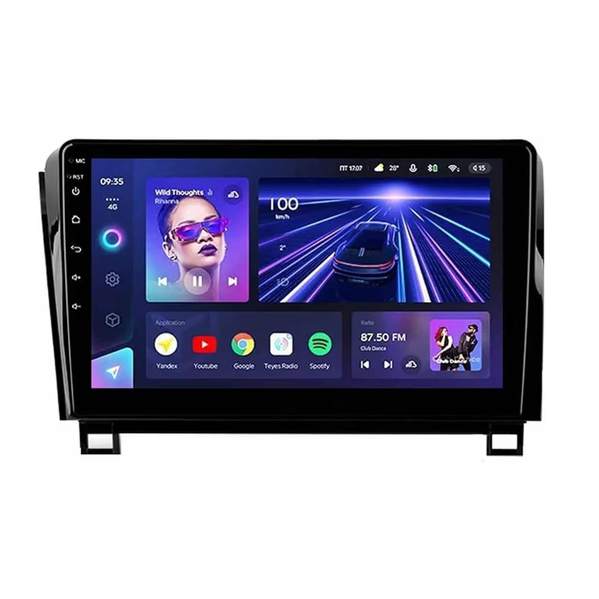 Android Car Stereo for Toyota Sequoia Tundra 2006-2013 10 Inch IPS.QLED Touch Screen with AHD Camera Included