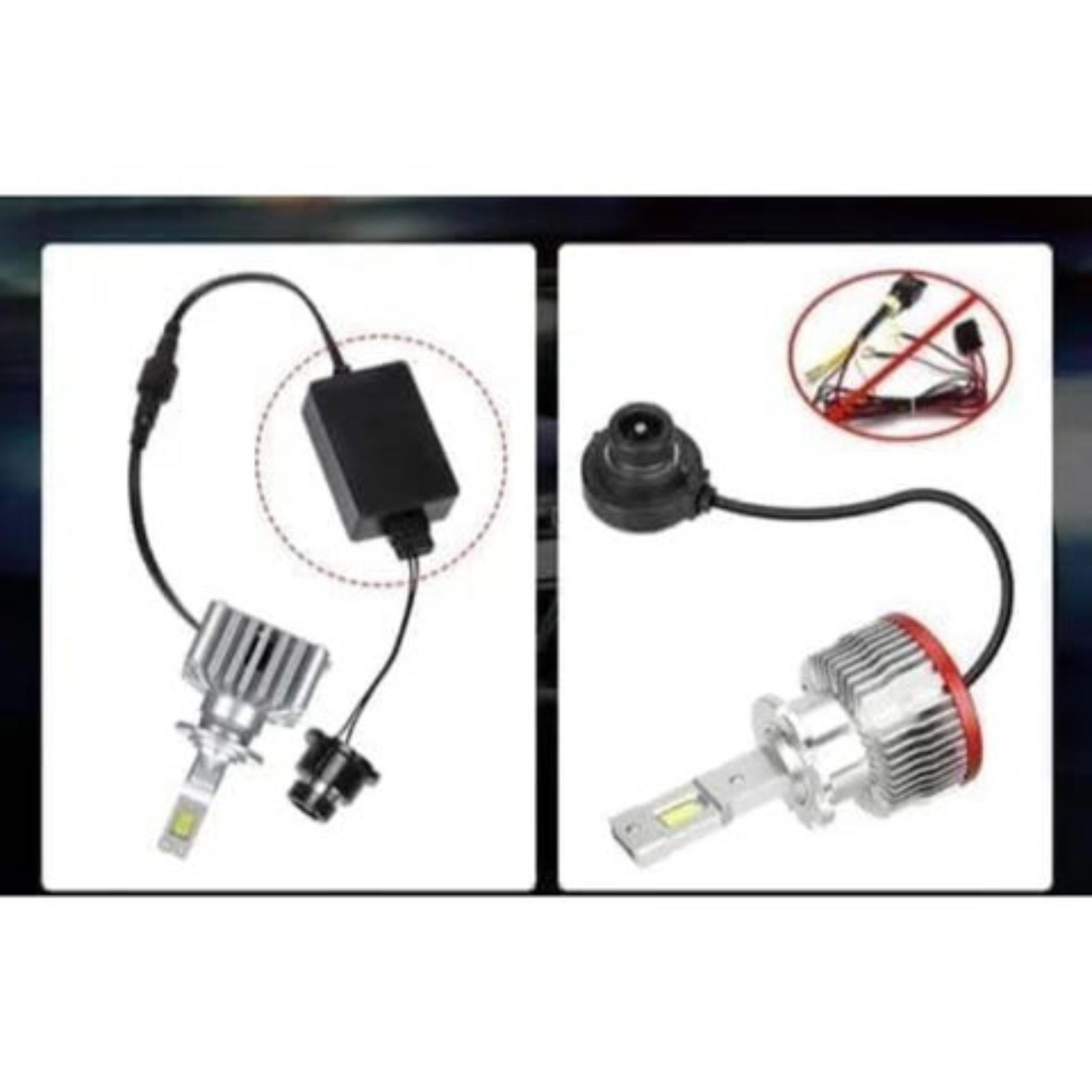 LED Headlight Conversion Kit, Bulb Type, Aluminum Heat Sink Design with Cooling Fan,D-Series - Image 2