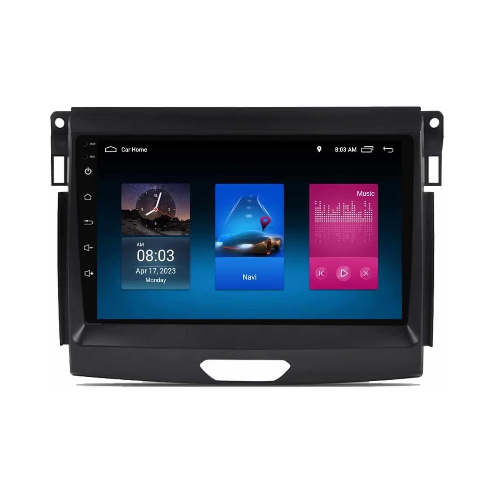 Android Car Stereo for Ford Ranger Everest 2015-2020 9 Inch IPS.QLED Touch Screen with AHD Camera Included