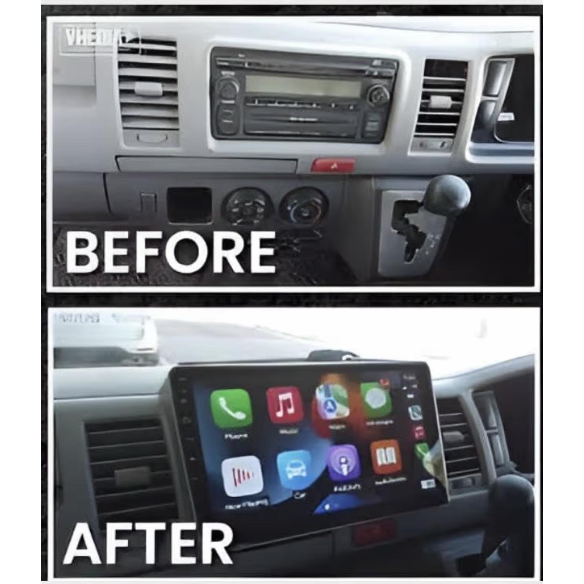 Android Car Stereo for Toyota Hiace 2003-2019 10 Inch IPS.QLED Touch Screen with AHD Camera Included - Image 3