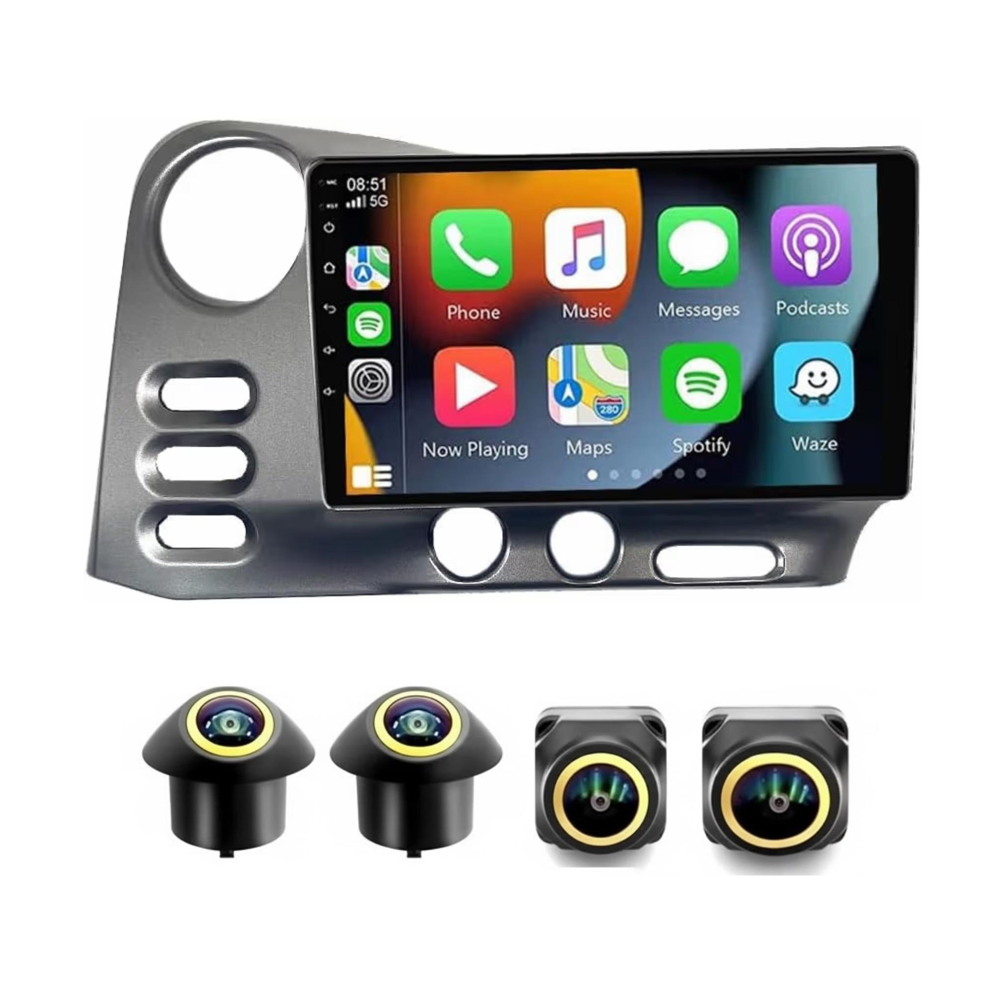 Android Car Stereo for Toyota Matrix 2003-2008 9 Inch IPS.QLED Touch Screen with AHD Camera Included - Image 2