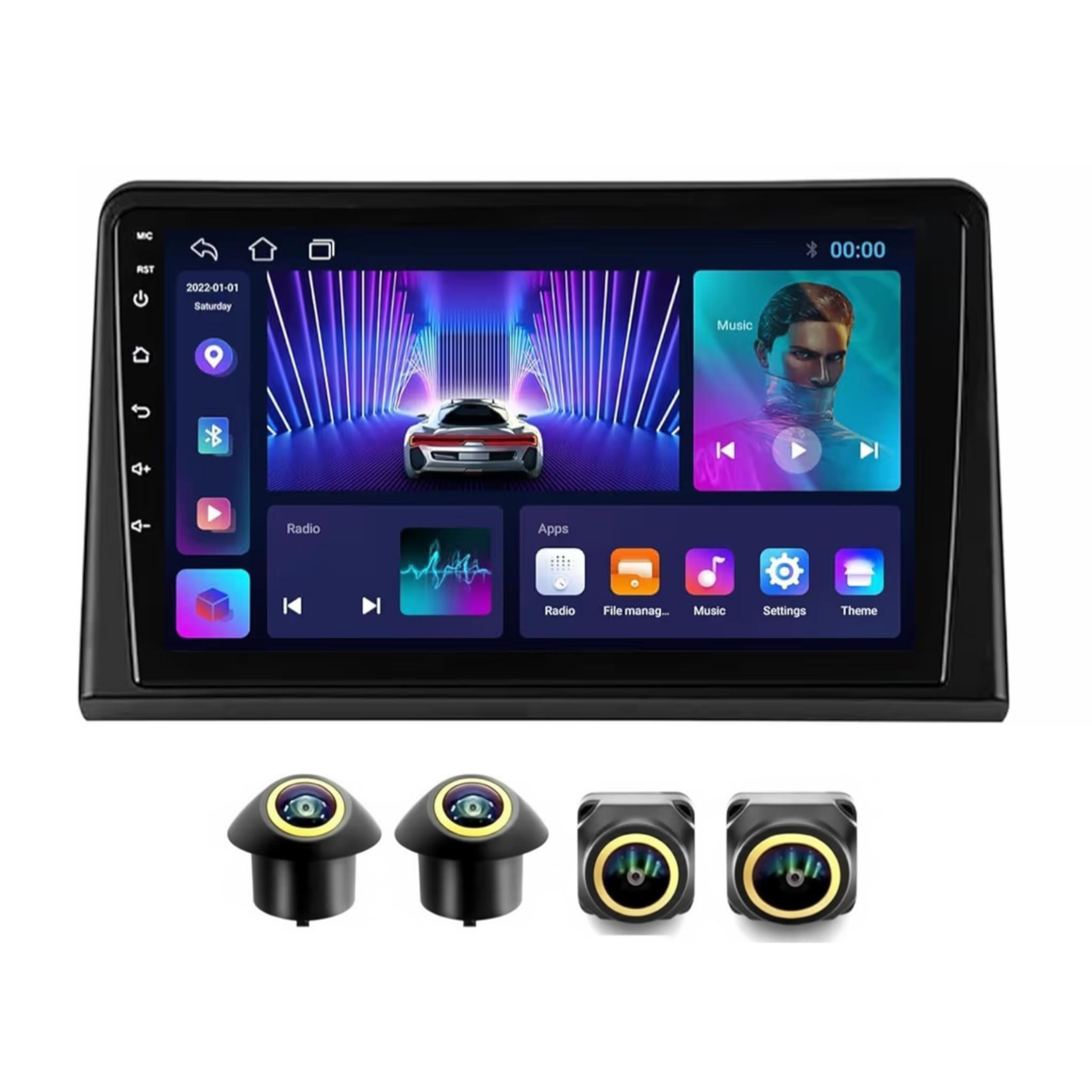 Android Car Stereo for Hyundai Sonata 2017-2019 9 Inch IPS.QLED Touch Screen with AHD Camera Included - Image 2
