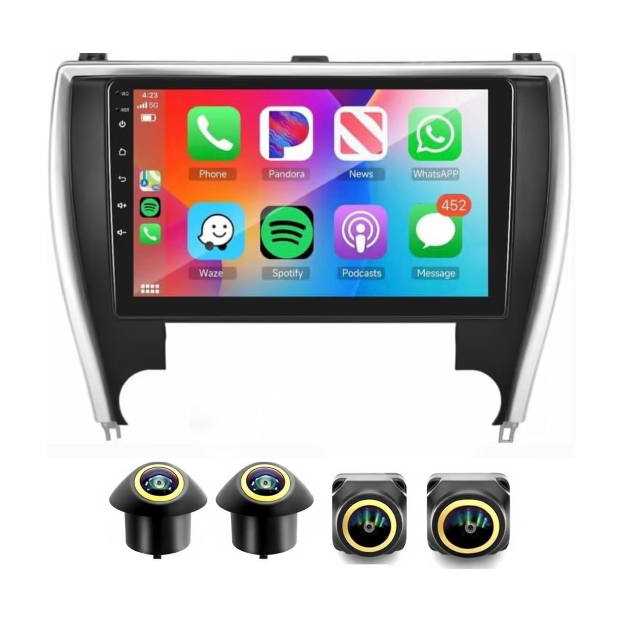 Android Car Stereo for Toyota Camry 2015-2017 10 Inch IPS.QLED Touch Screen with AHD Camera Included - Image 2