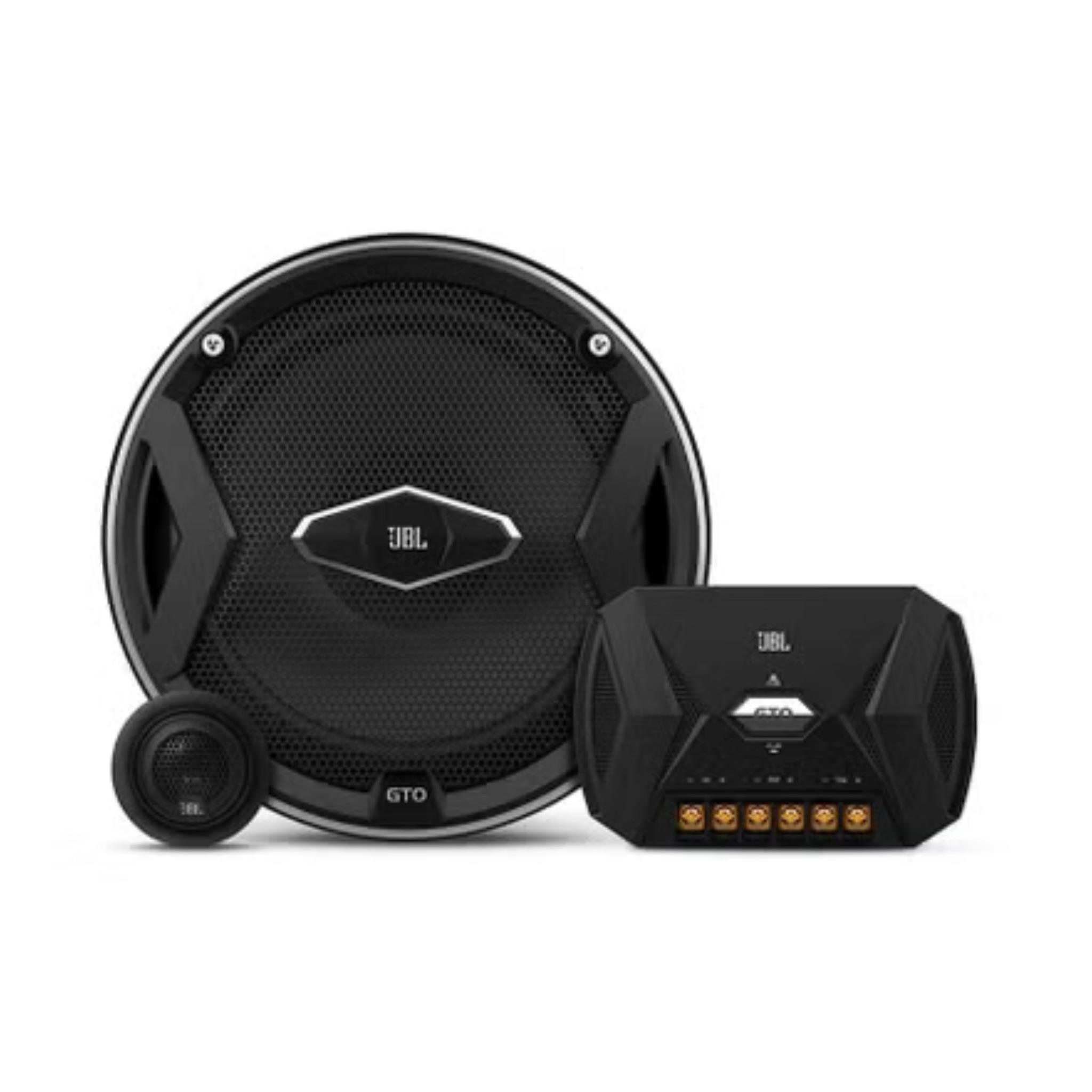 Car GTO 609C 6.5 Inch 2 Way Component Speaker System Including Midrange Speakers and Tweeters - Black - Image 2