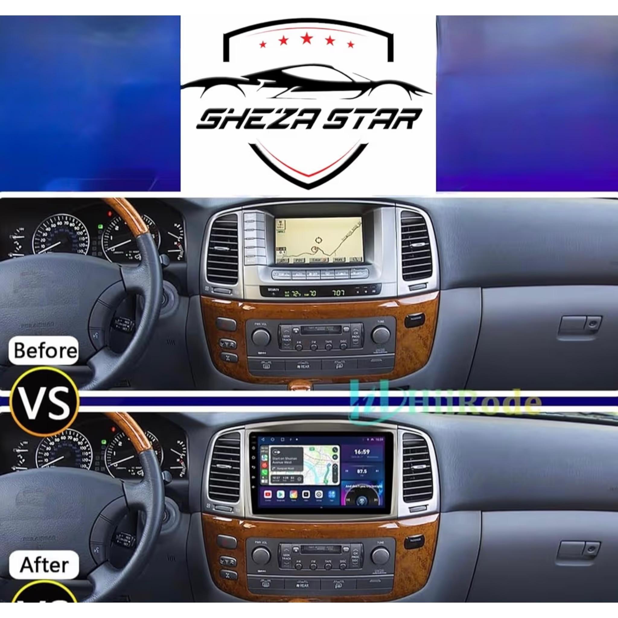 Android Car Stereo for Lexus LX 470 J100 2 Land Cruiser VXR LC100 2003-2007 10 Inch IPS.QLED Touch Screen with AHD Camera Included - Image 3