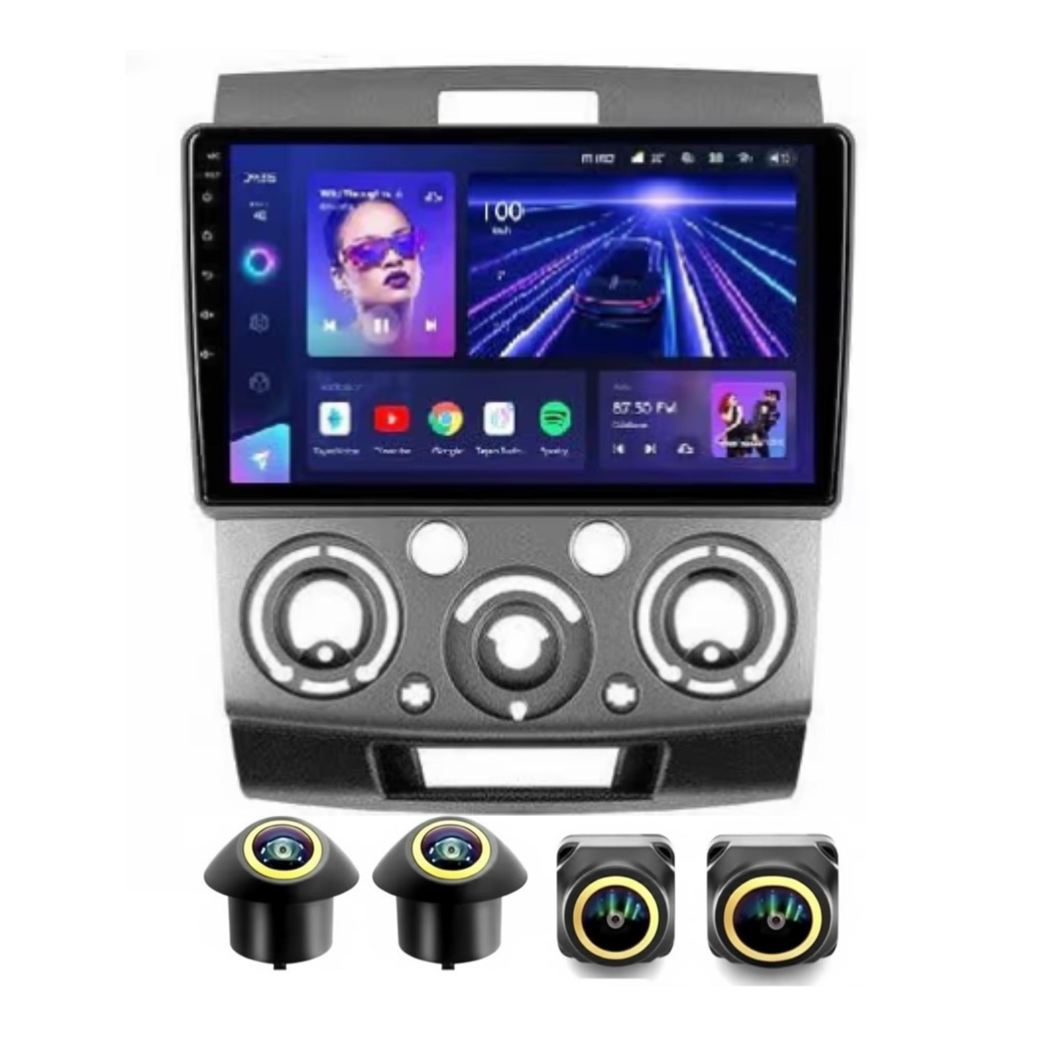 Android Car Stereo for Mazda BT-50 2006-2012 9 Inch IPS.QLED Touch Screen with AHD Camera Included - Image 2
