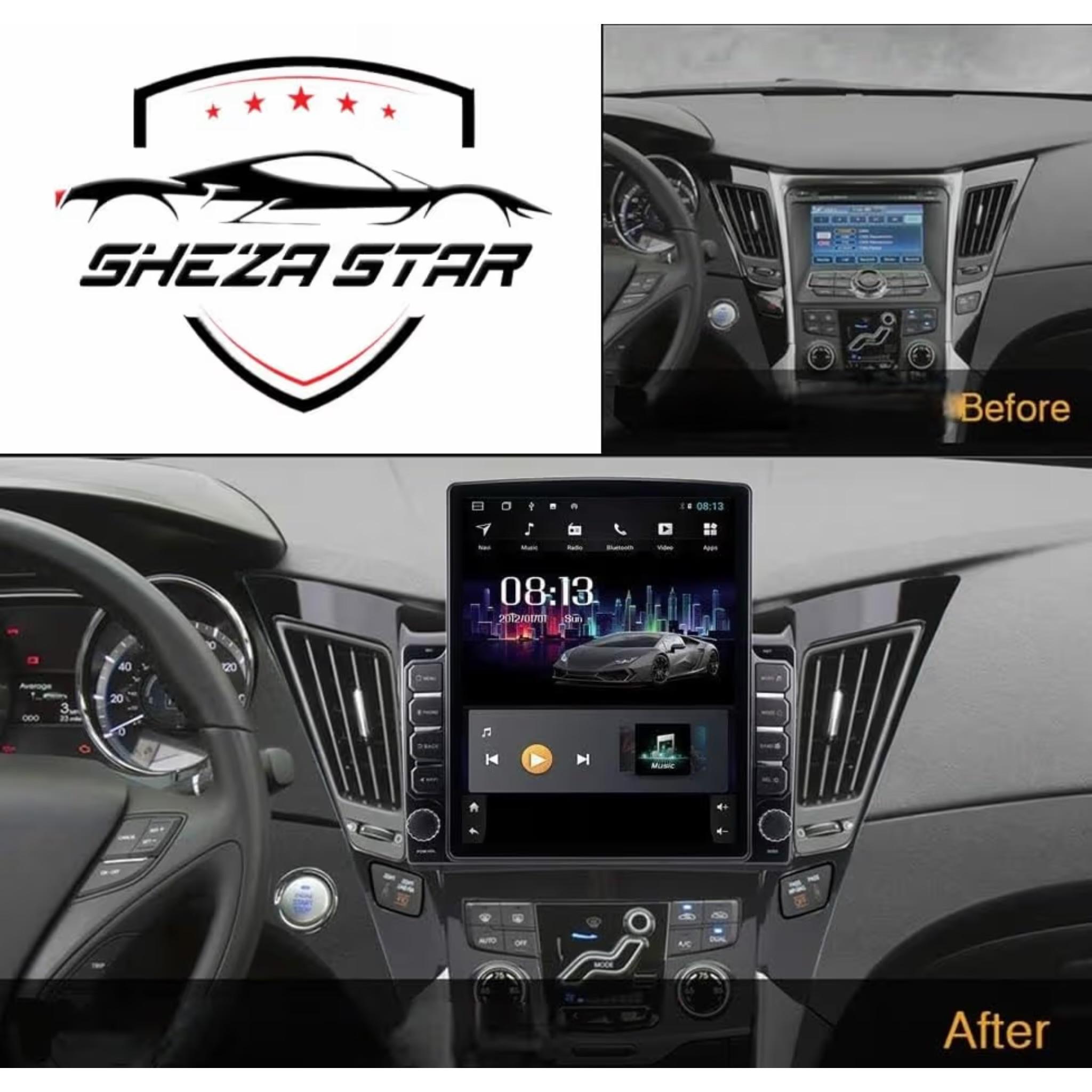 Android Tesla style Vertical Screen for Hyundai Sonata 2011-2015 9.7 Inch IPS.QLED Touch Screen with AHD Camera Included - Image 2