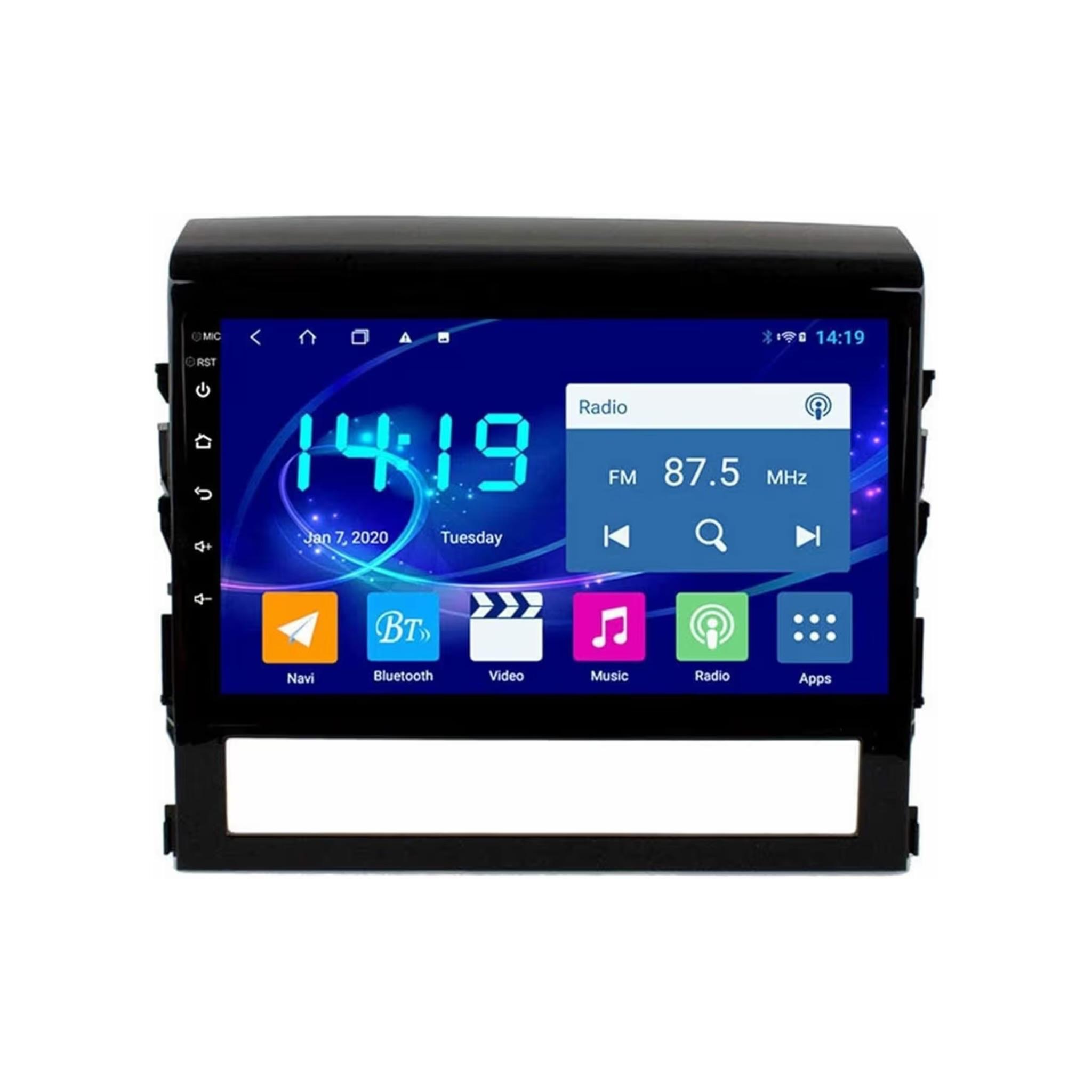 Android Car Stereo for Toyota Land Cruiser 2016-2020 10 Inch IPS.QLED Touch Screen with AHD Camera Included