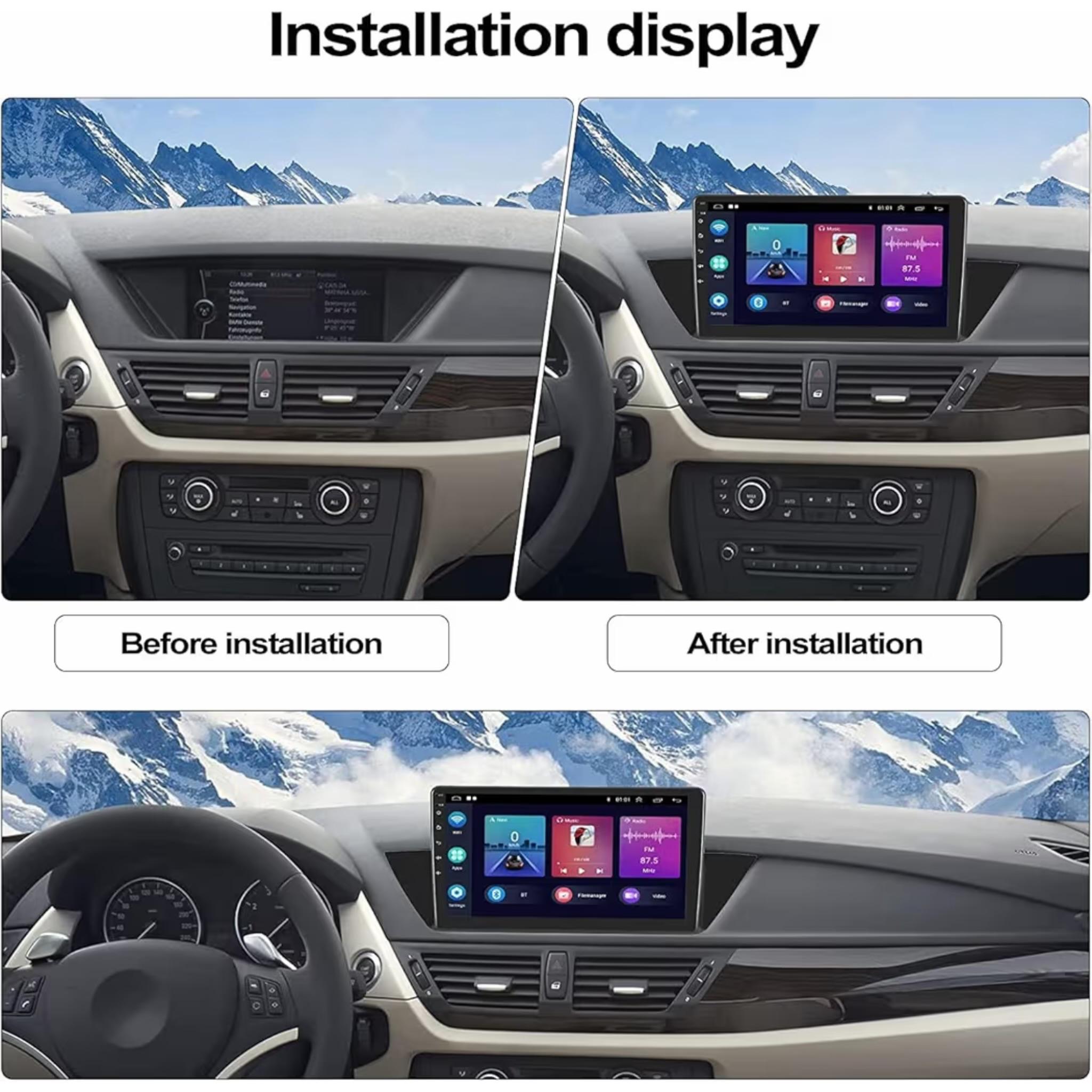 Android Car Stereo for BMW X1 E84 2009-2012 9 Inch IPS.QLED Touch Screen with AHD Camera Included - Image 3