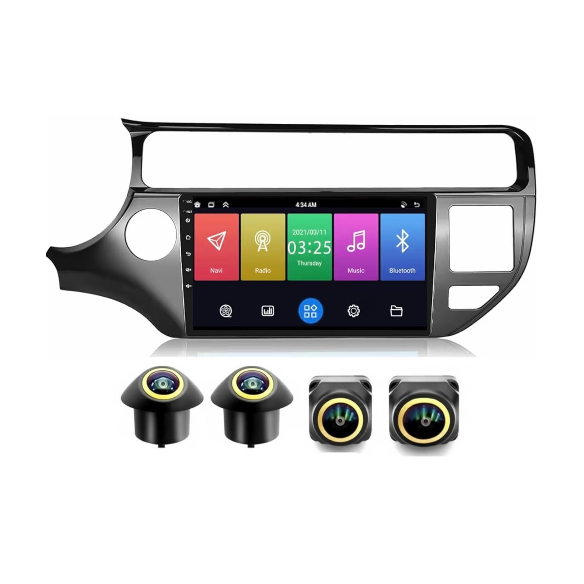 Android Car Stereo for Kia Rio K3 2015-2018 9 Inch IPS.QLED Touch Screen with AHD Camera Included - Image 2