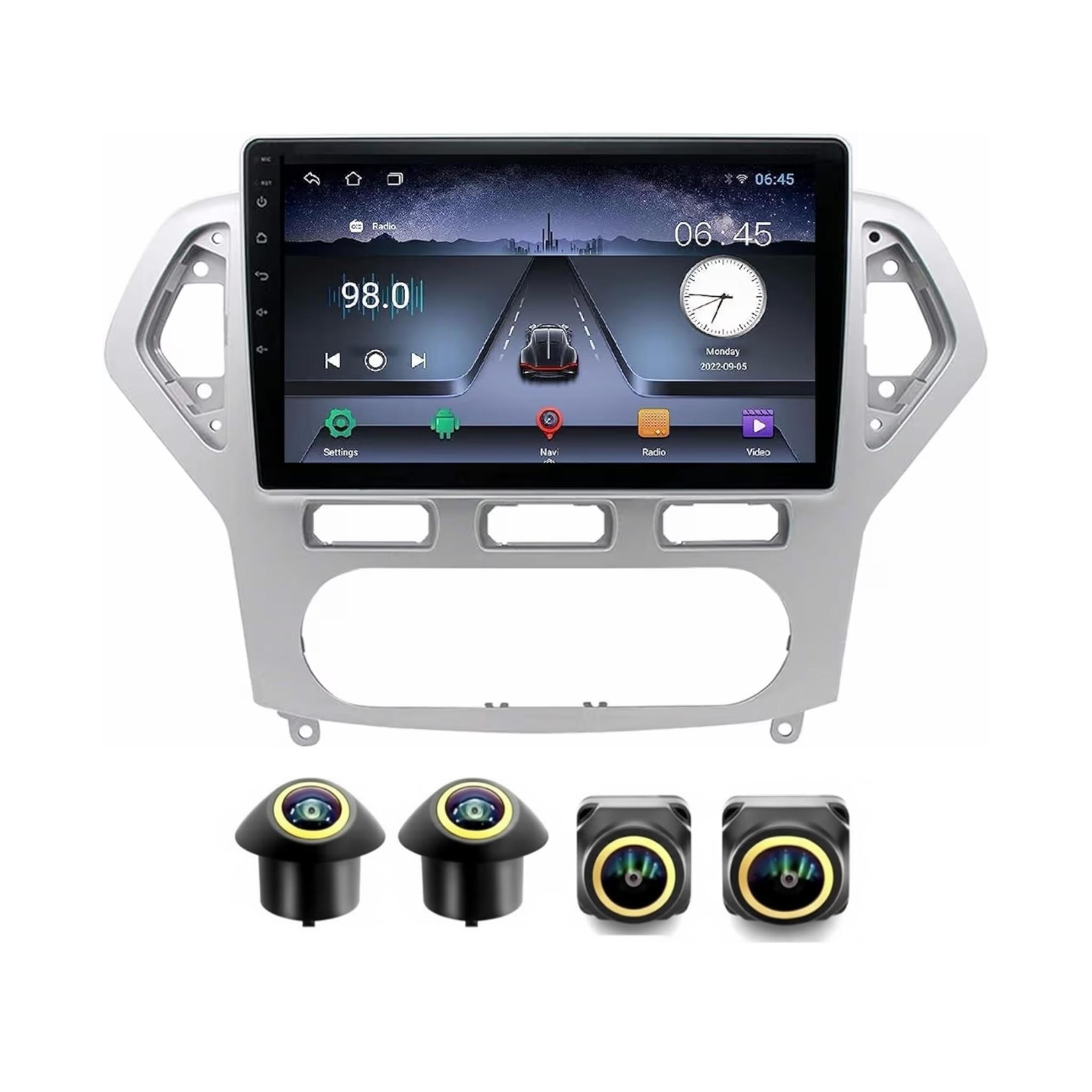 Android Car Stereo for Ford Mondeo 2007-2011 9 Inch IPS.QLED Touch Screen with AHD Camera Included - Image 2
