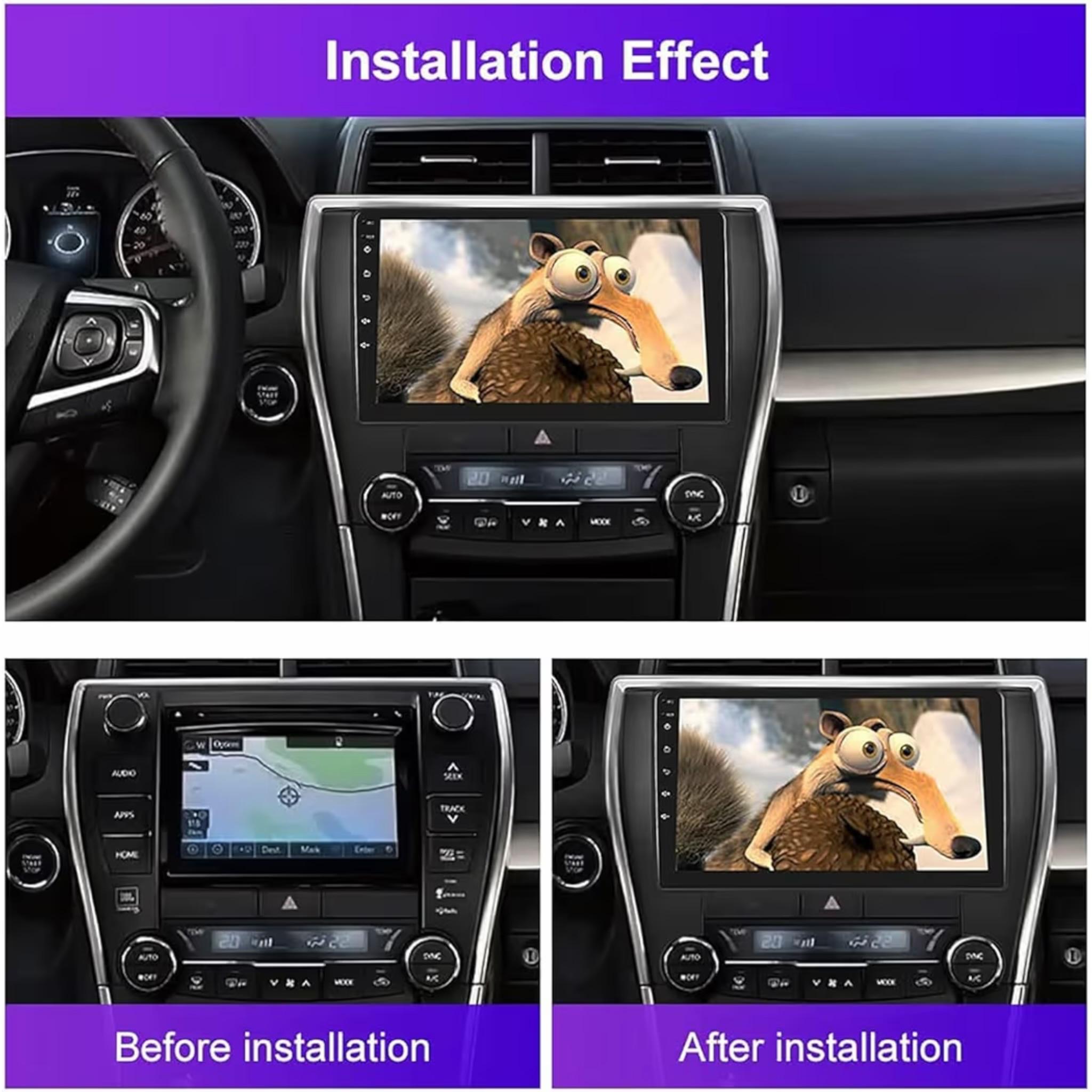 Android Car Stereo for Toyota Camry 2015-2017 10 Inch IPS.QLED Touch Screen with AHD Camera Included - Image 3