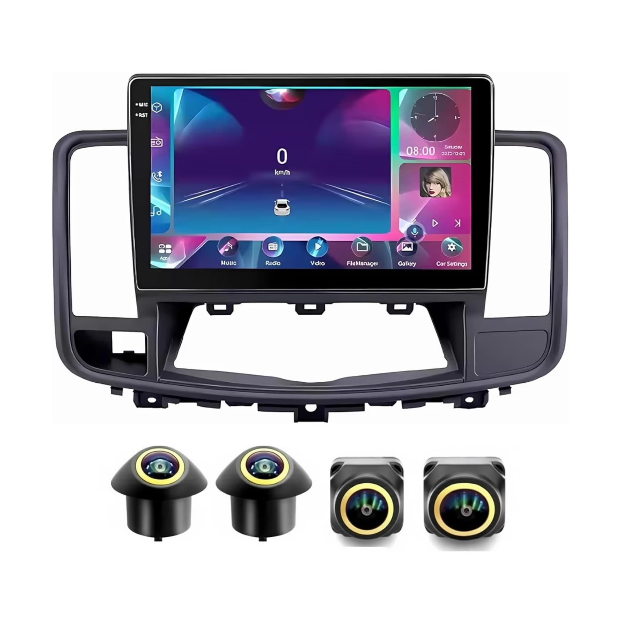 Android Car Stereo for Nissan Teana J32 Maxima 2008-2013 10 Inch IPS.QLED Touch Screen with AHD Camera Included - Image 2