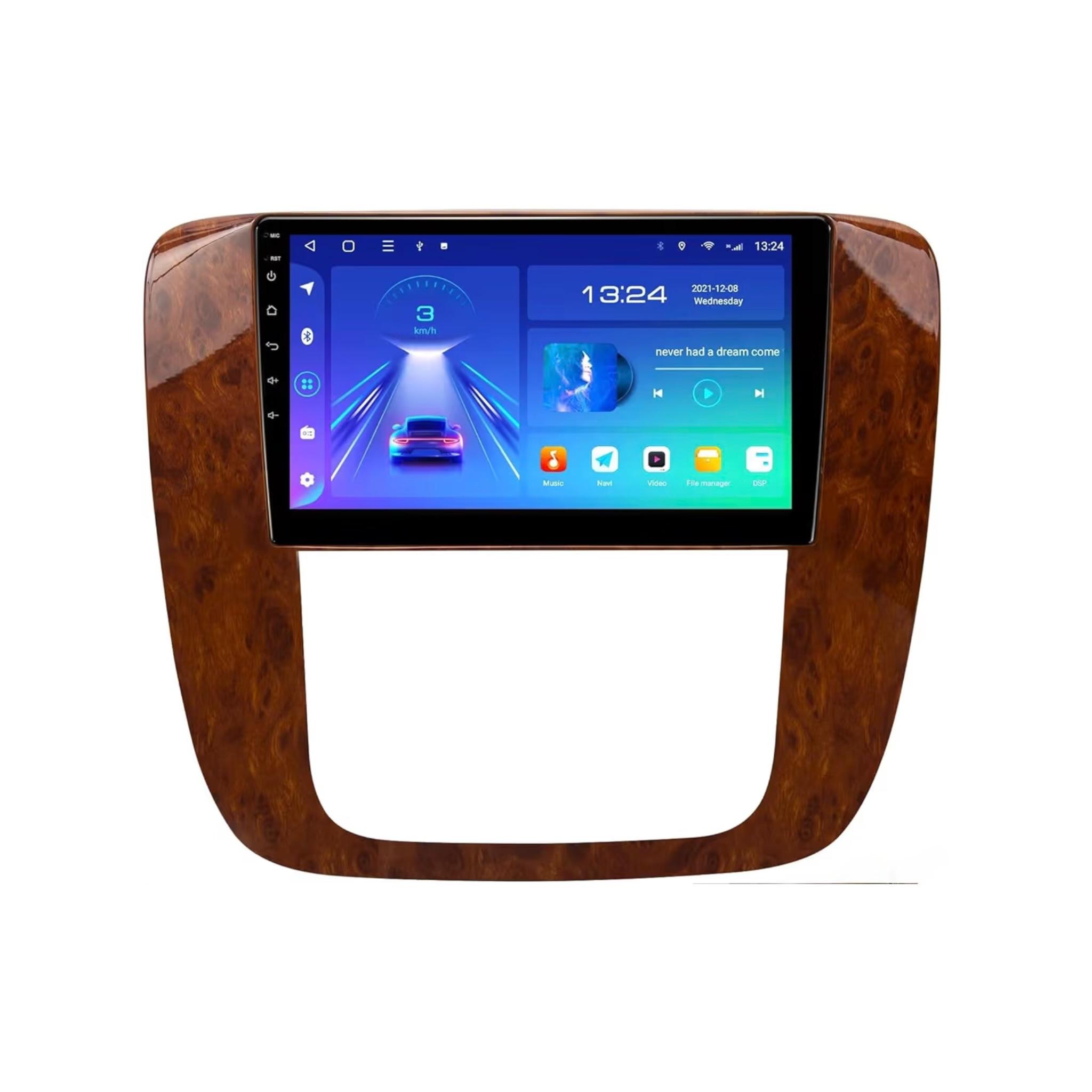 Android Car Stereo for GMC Yukon Tahoe Suburban 2007-2012 9 Inch IPS.QLED Touch Screen with AHD Camera Included