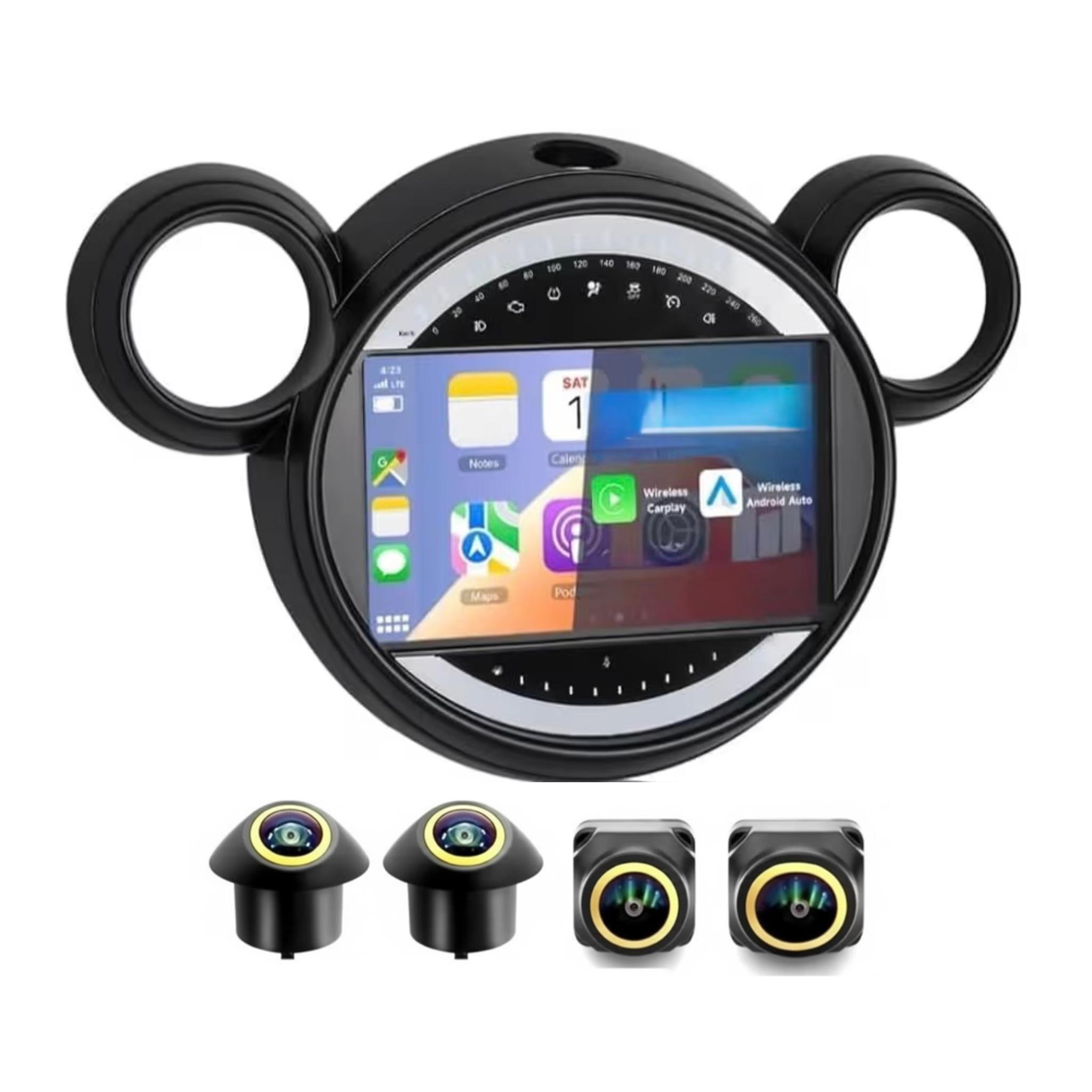 Android Car Stereo for BMW MINI R56 R60 2011-2013 9 Inch IPS.QLED Touch Screen with AHD Camera Included - Image 2