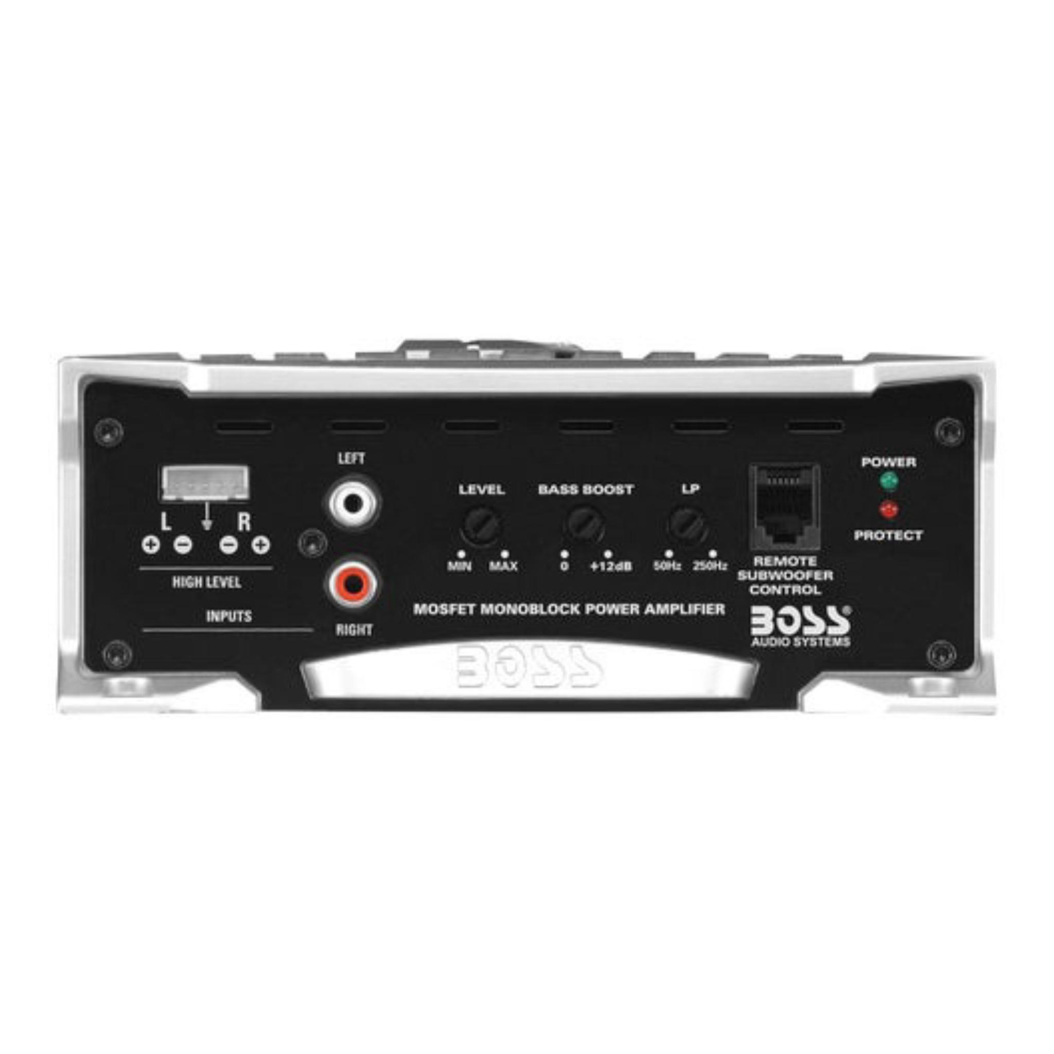 BOSS Audio Systems AR2000M Monoblock Car Amplifier - 2000 Watts, 2-4 Ohm Stable, Class A-B - Image 2
