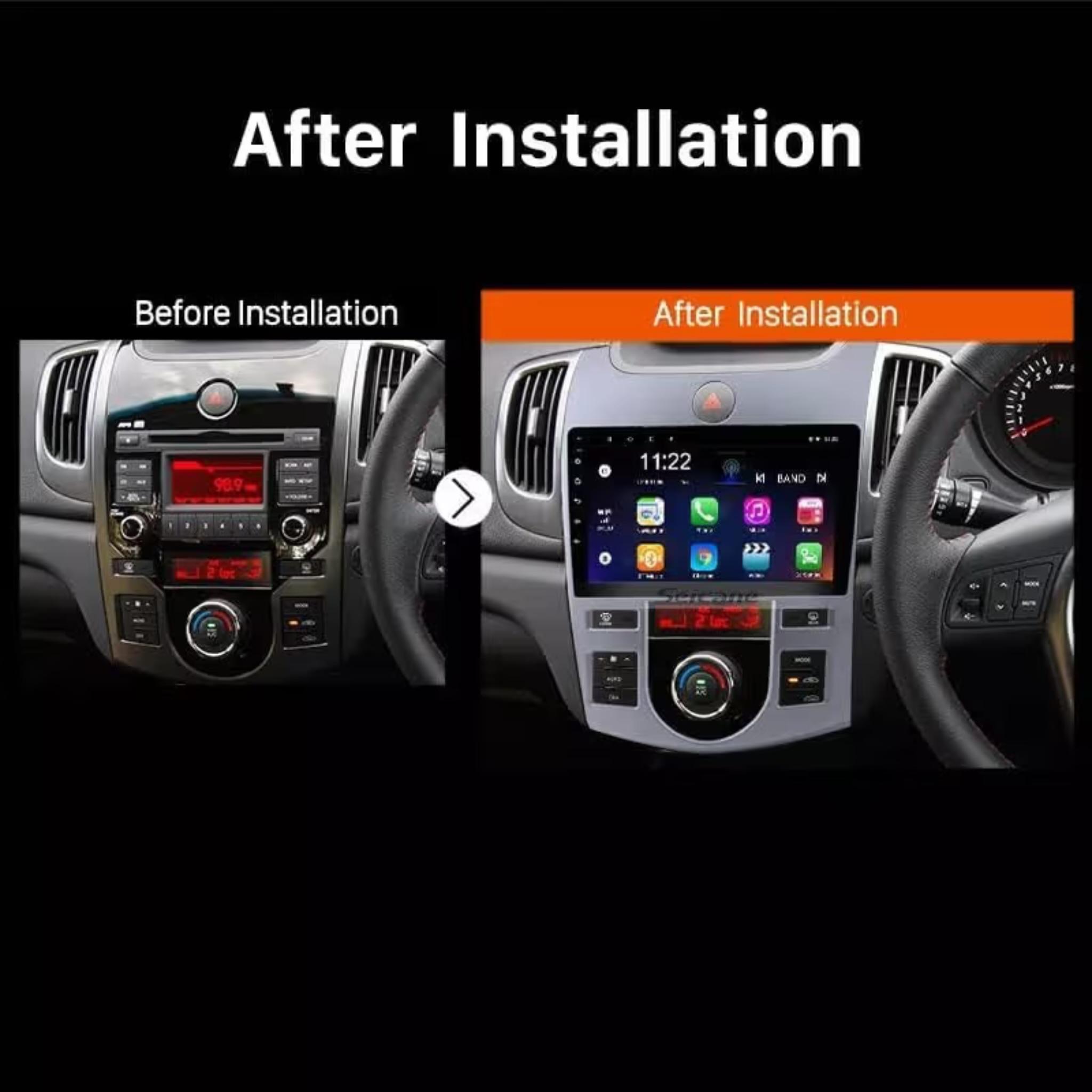 Android Car Stereo for KIA CERATO 2009-2012 9 Inch IPS.QLED Touch Screen with AHD Camera Included - Image 3