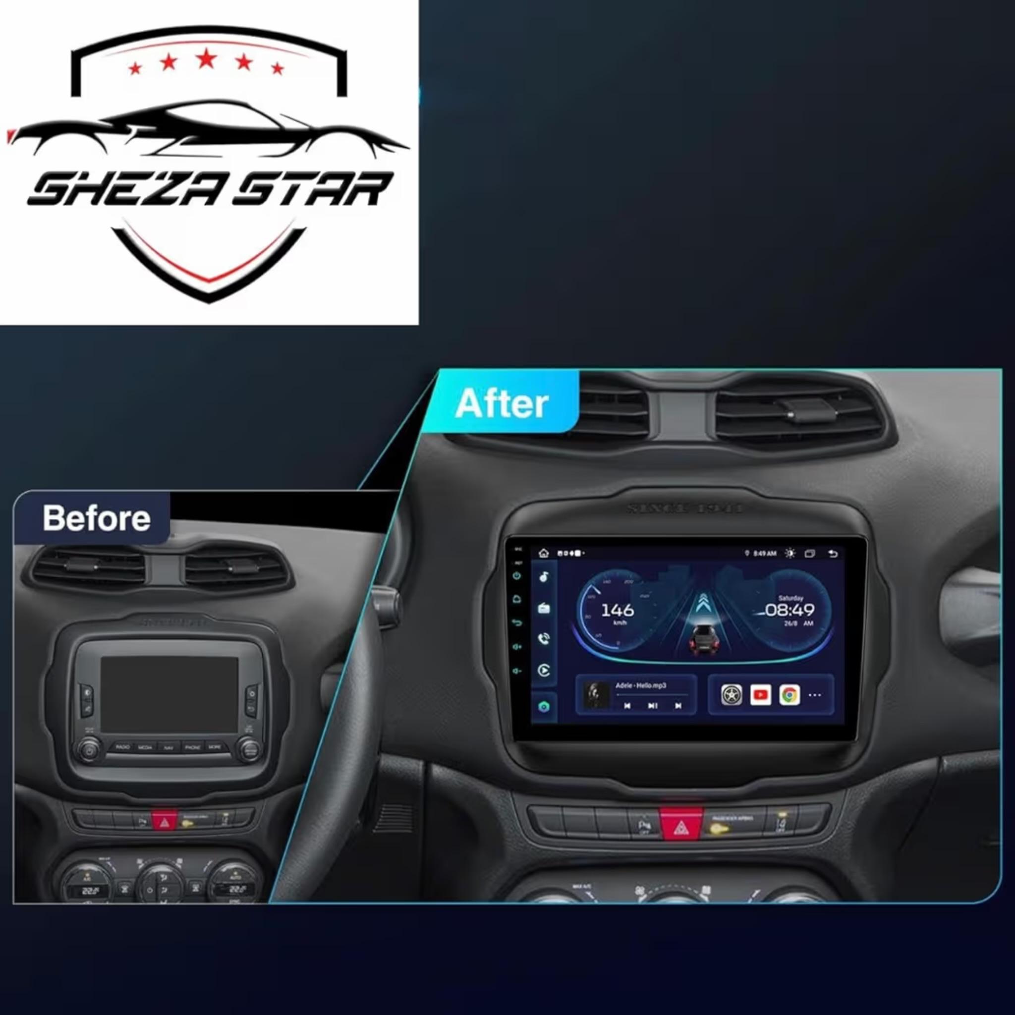 Android Car Stereo for Jeep Renegade 9 Inch IPS.QLED Touch Screen with AHD Camera Included - Image 3