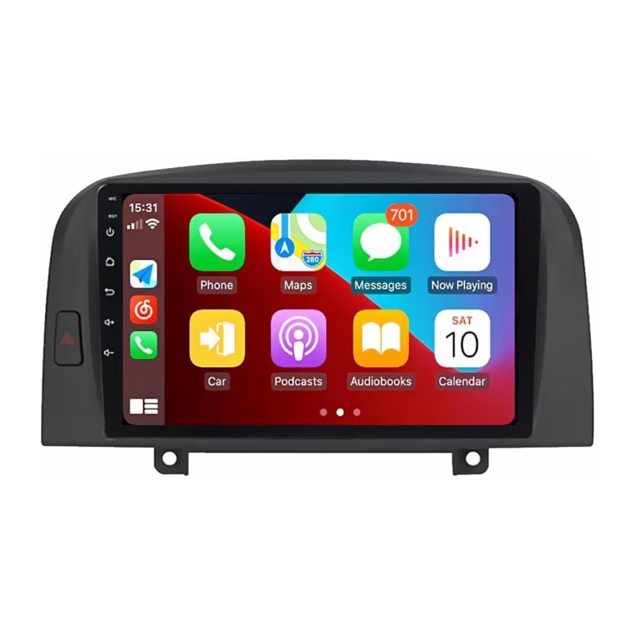 Android Car Stereo for Hyundai Sonata 2004-2008 9 Inch IPS.QLED Touch Screen with AHD Camera Included