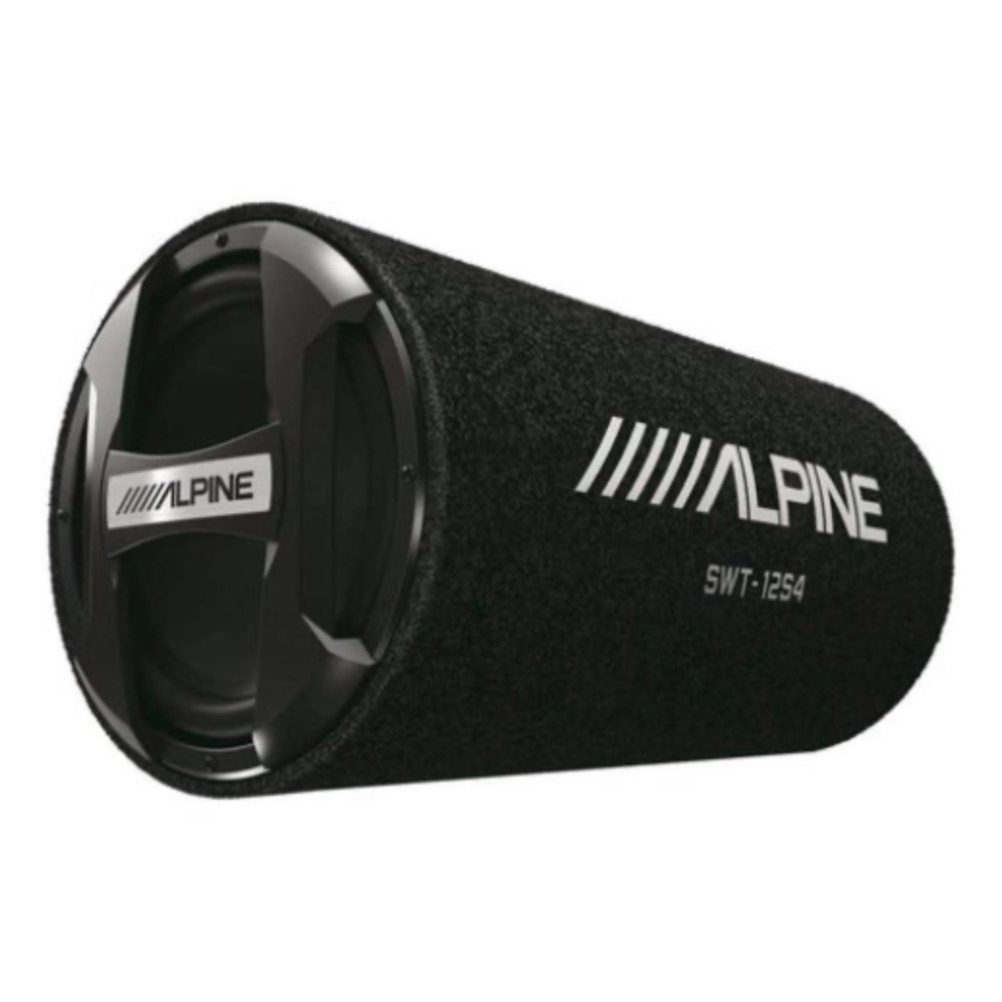 Alpine SWT-12S4 1500W Max (300W RMS) Single 12" Sealed Subwoofer Tube Enclosure - Image 2