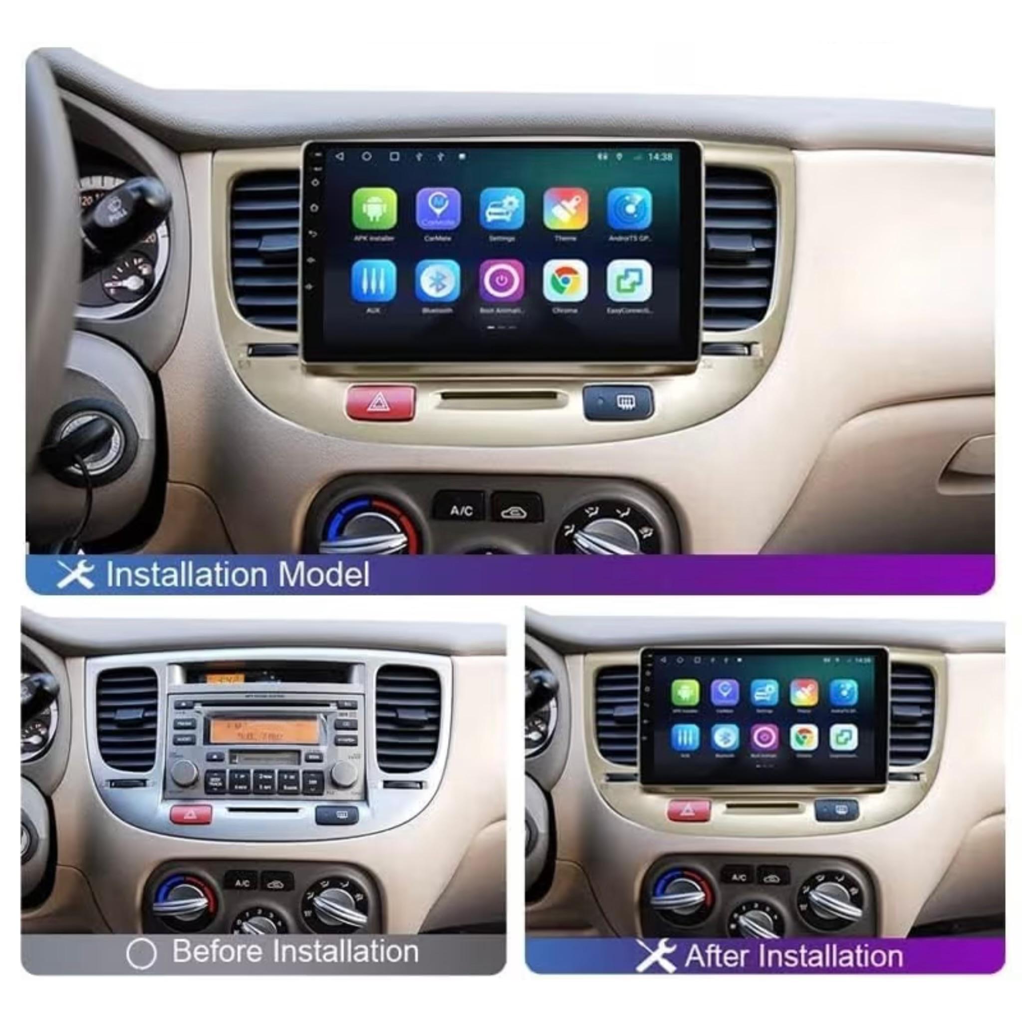 Android Car Stereo for Kia Rio 2 2005-2011 9 Inch IPS.QLED Touch Screen with AHD Camera Included - Image 3