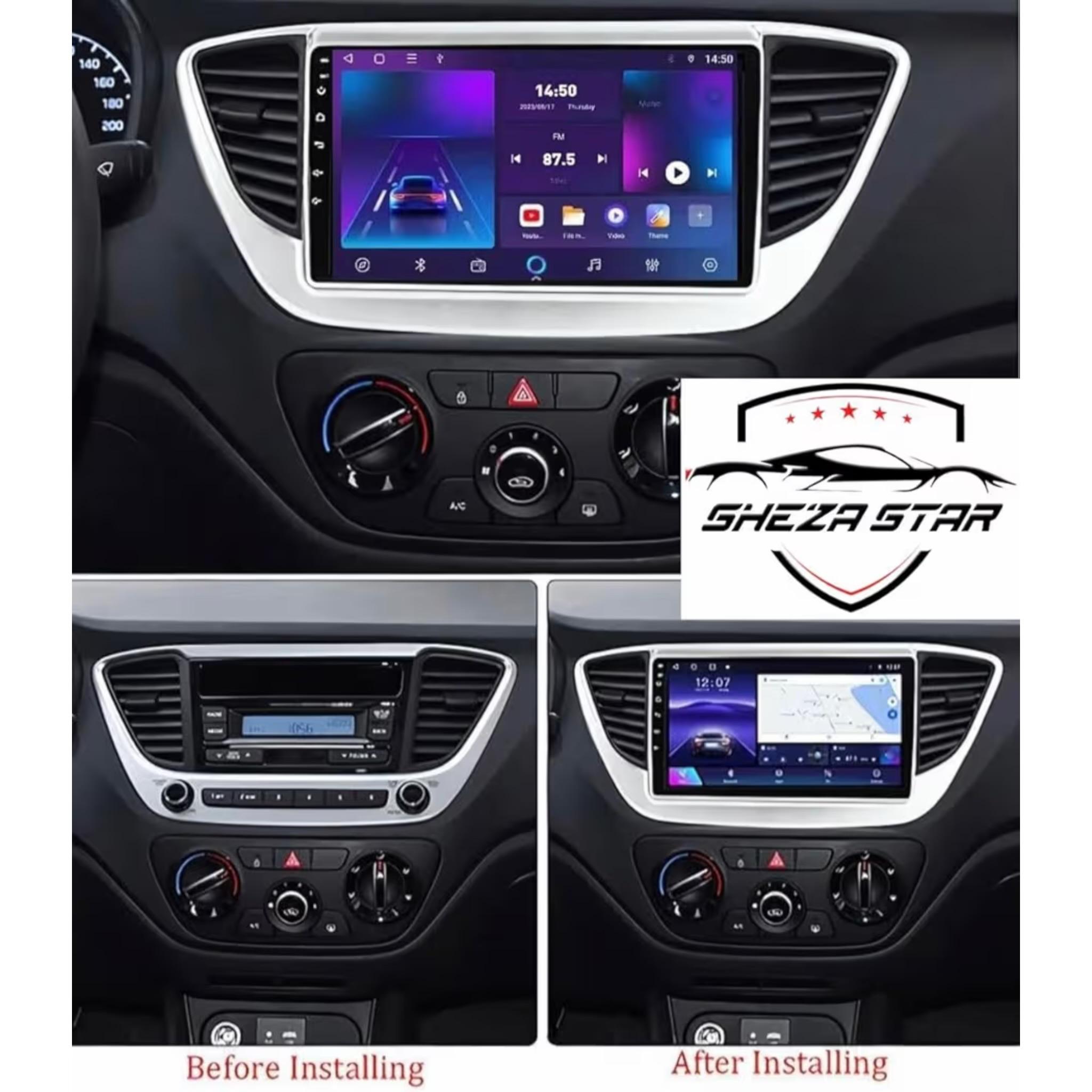 Android Car Stereo for Hyundai ACCENT 2017-2023 9 Inch IPS.QLED Touch Screen with AHD Camera Included - Image 3