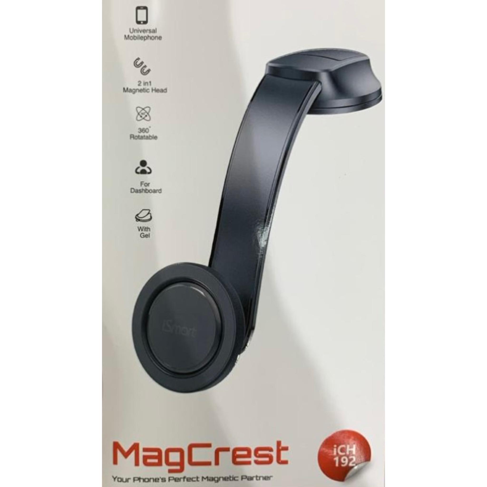iCH192 Universal Magnetic Car Dashboard Phone Holder, 2 in 1 Magnetic Head, 360° Rotatable, with Gel - Image 2