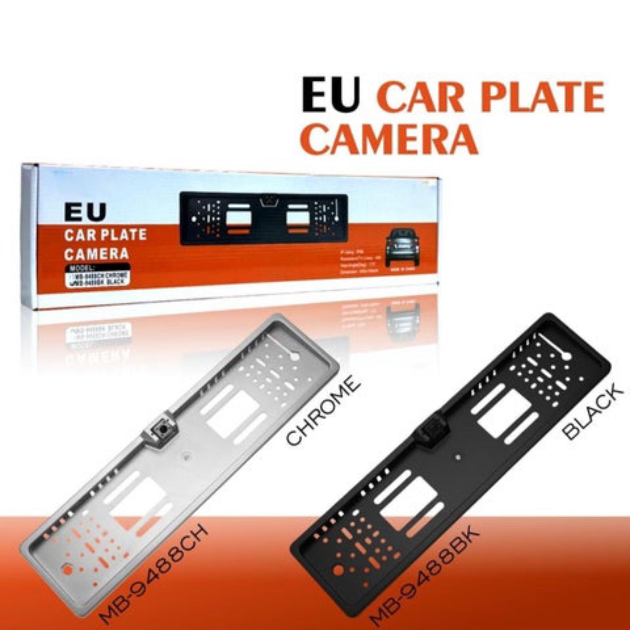 Car Plate Camera, MB-9488CH Chrome License Plate Frame, European Style Number Plate Holder - Image 2