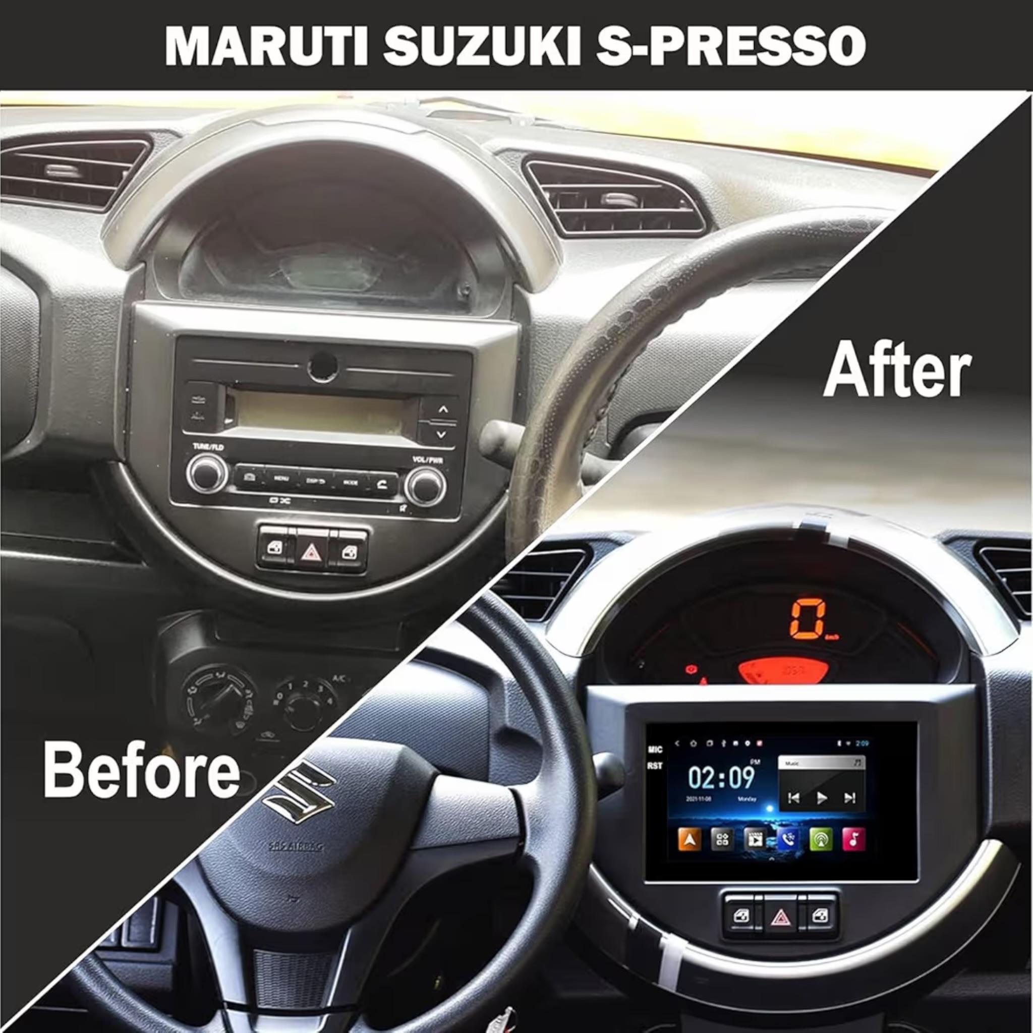 Android Car Stereo for Maruti Suzuki S-Presso 2019-2020 10 Inch IPS.QLED Touch Screen with AHD Camera Included - Image 3