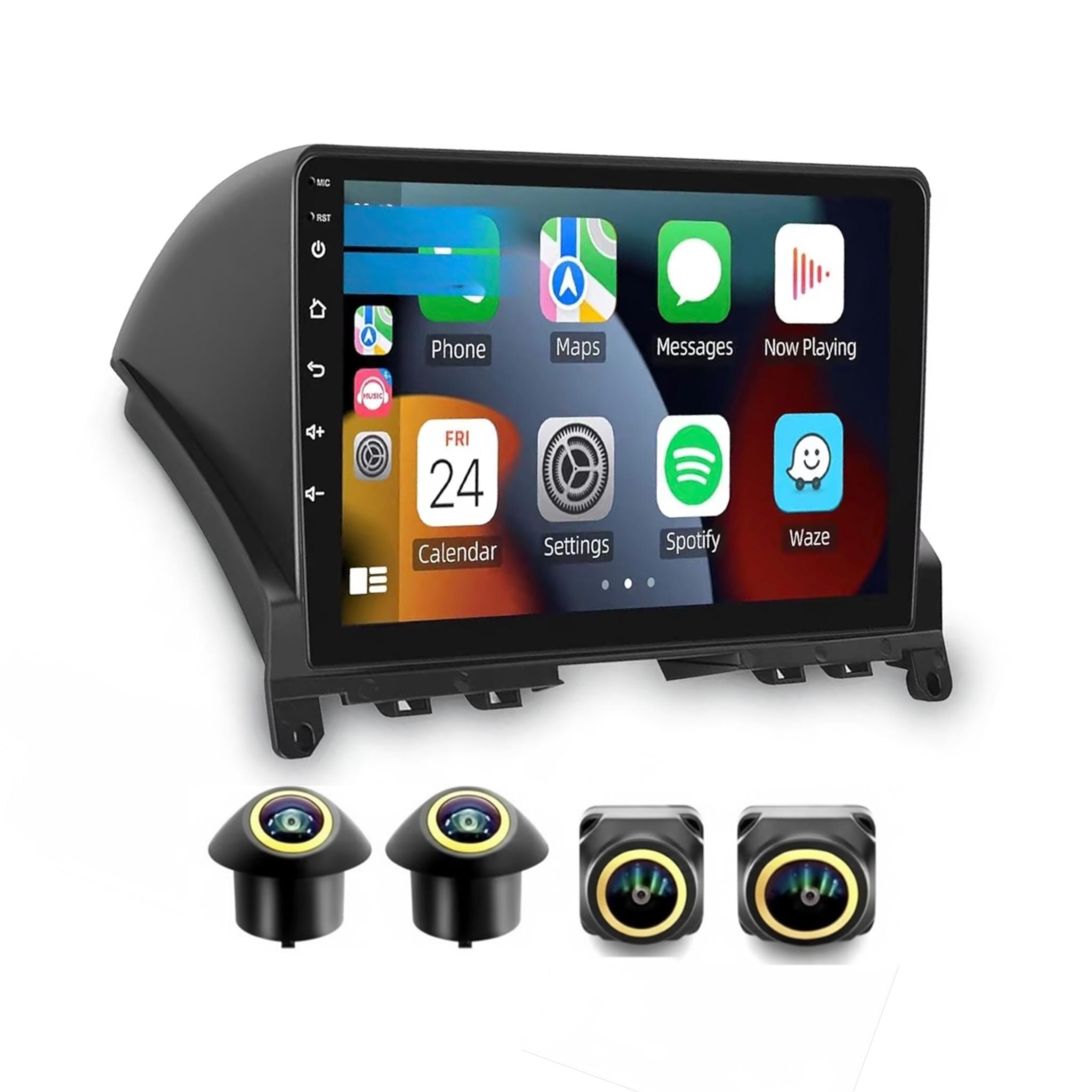 Android Car Stereo for Mercedes Benz C-Class C180 C200 C230 C250 C300 C350 W204 S204 2006-2011 9 Inch IPS.QLED Touch Screen with AHD Camera Included - Image 2