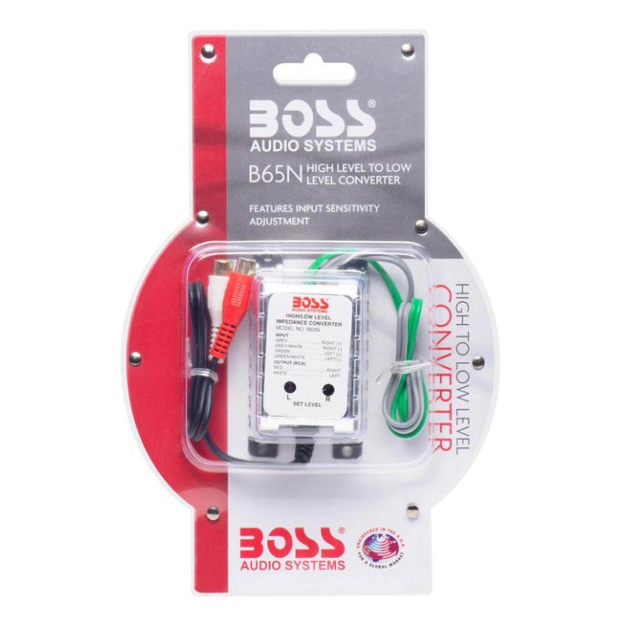 BOSS Audio Systems B65N High Level to RCA Converter Noise Filter for Car Audio Systems - Image 2