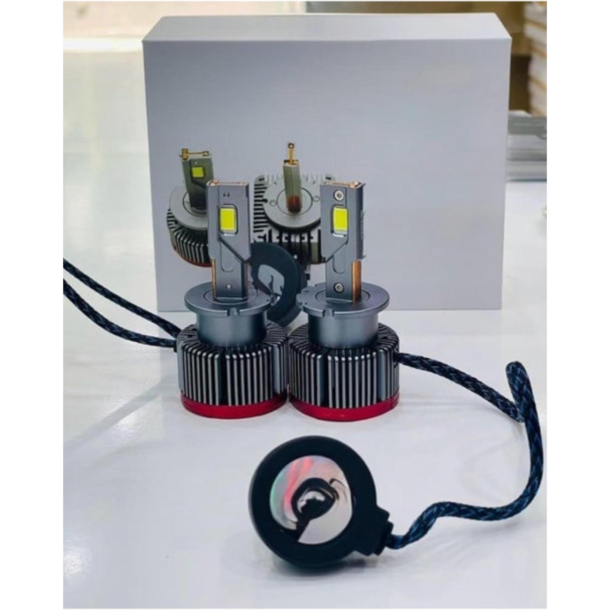LED Headlight Conversion Kit, Bulb Type, Aluminum Heat Sink Design with Cooling Fan,D-Series