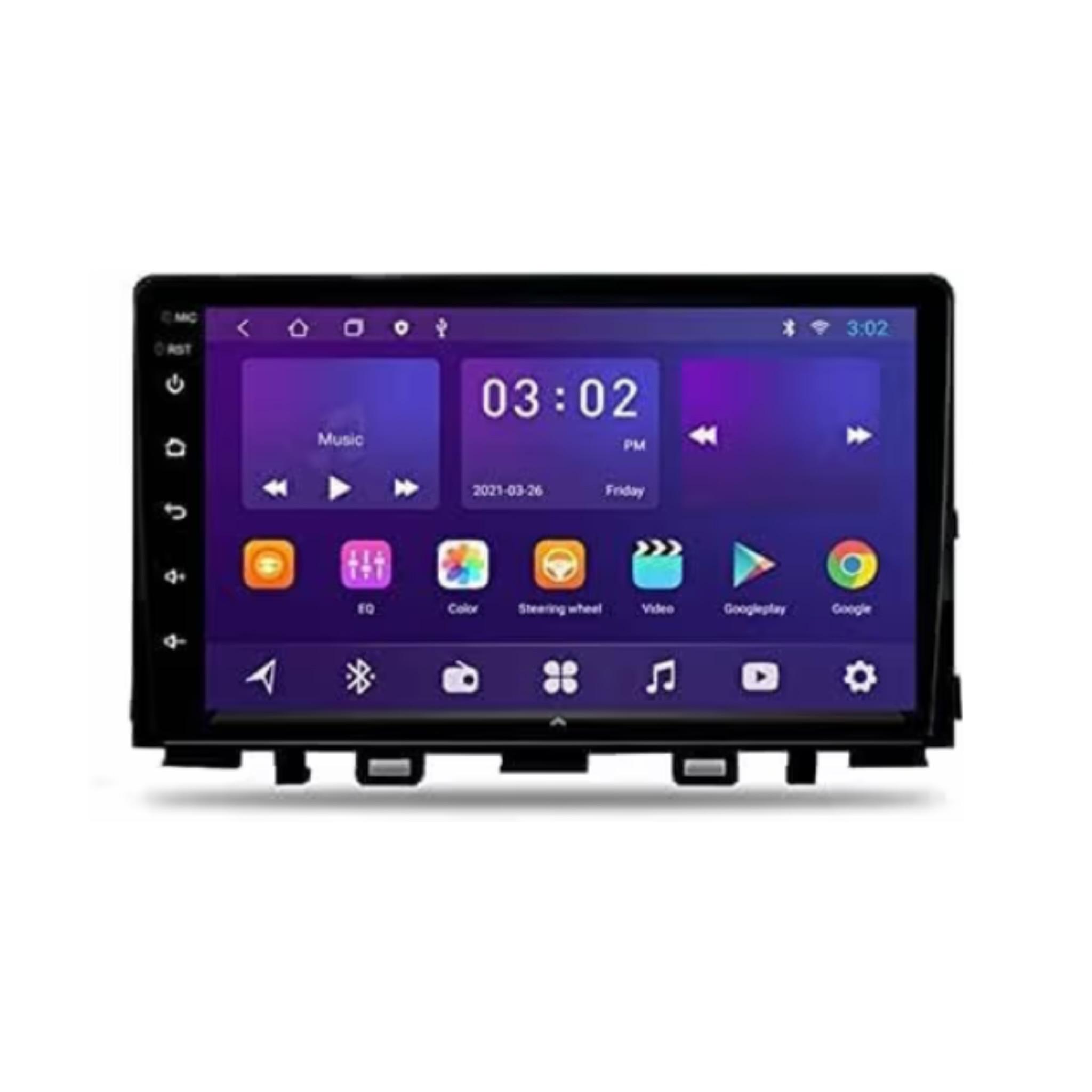 Android Car Stereo for KIA RIO 2015-2018 9 Inch IPS.QLED Touch Screen with AHD Camera Included