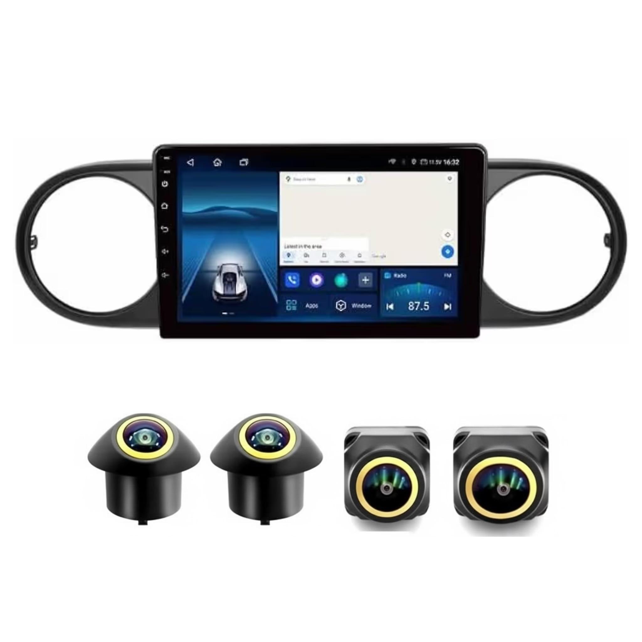 Android Car Stereo for Toyota Corolla Rumion E150 2007-2016 9 Inch IPS.QLED Touch Screen with AHD Camera Included - Image 2
