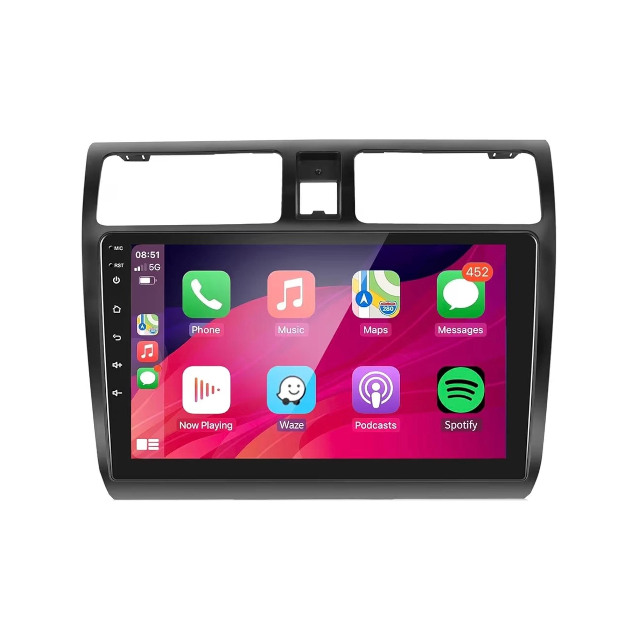 Android Car Stereo for Suzuki Swift 2005-2010 10 Inch IPS.QLED Touch Screen with AHD Camera Included