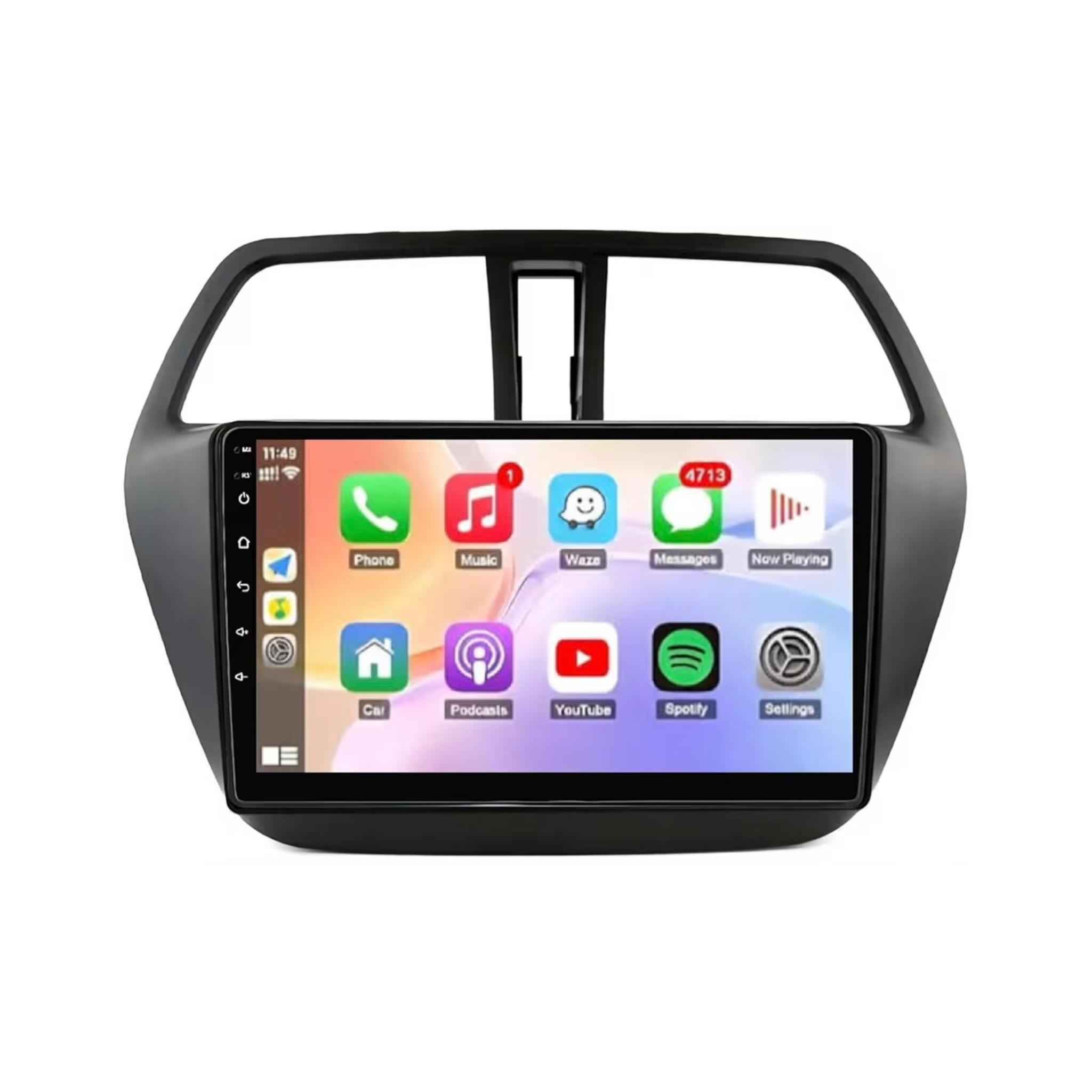 Android Car Stereo for Suzuki SX4 2014-2021 9 Inch IPS.QLED Touch Screen with AHD Camera Included