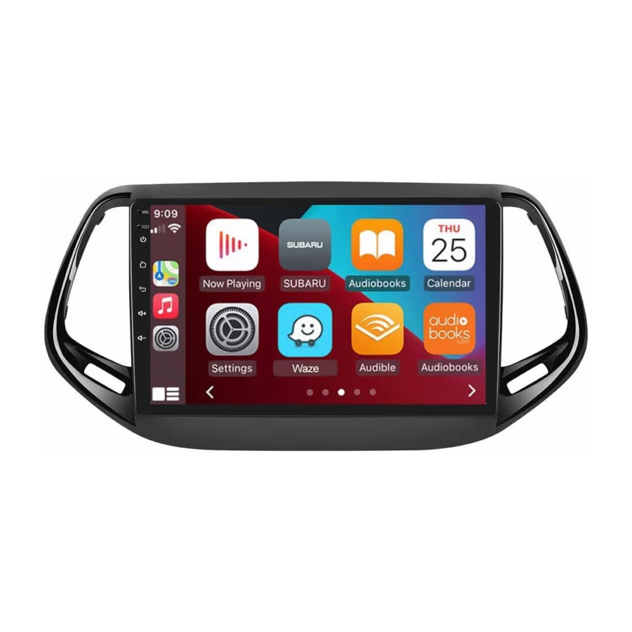 Android Car Stereo for Jeep Patriot Compass Radio 2017-2019 9 Inch IPS.QLED Touch Screen with AHD Camera Included