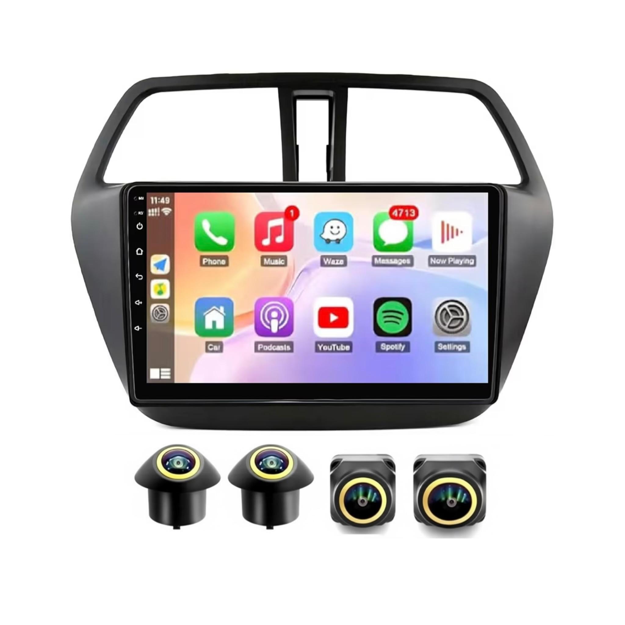 Android Car Stereo for Suzuki SX4 2014-2021 9 Inch IPS.QLED Touch Screen with AHD Camera Included - Image 2