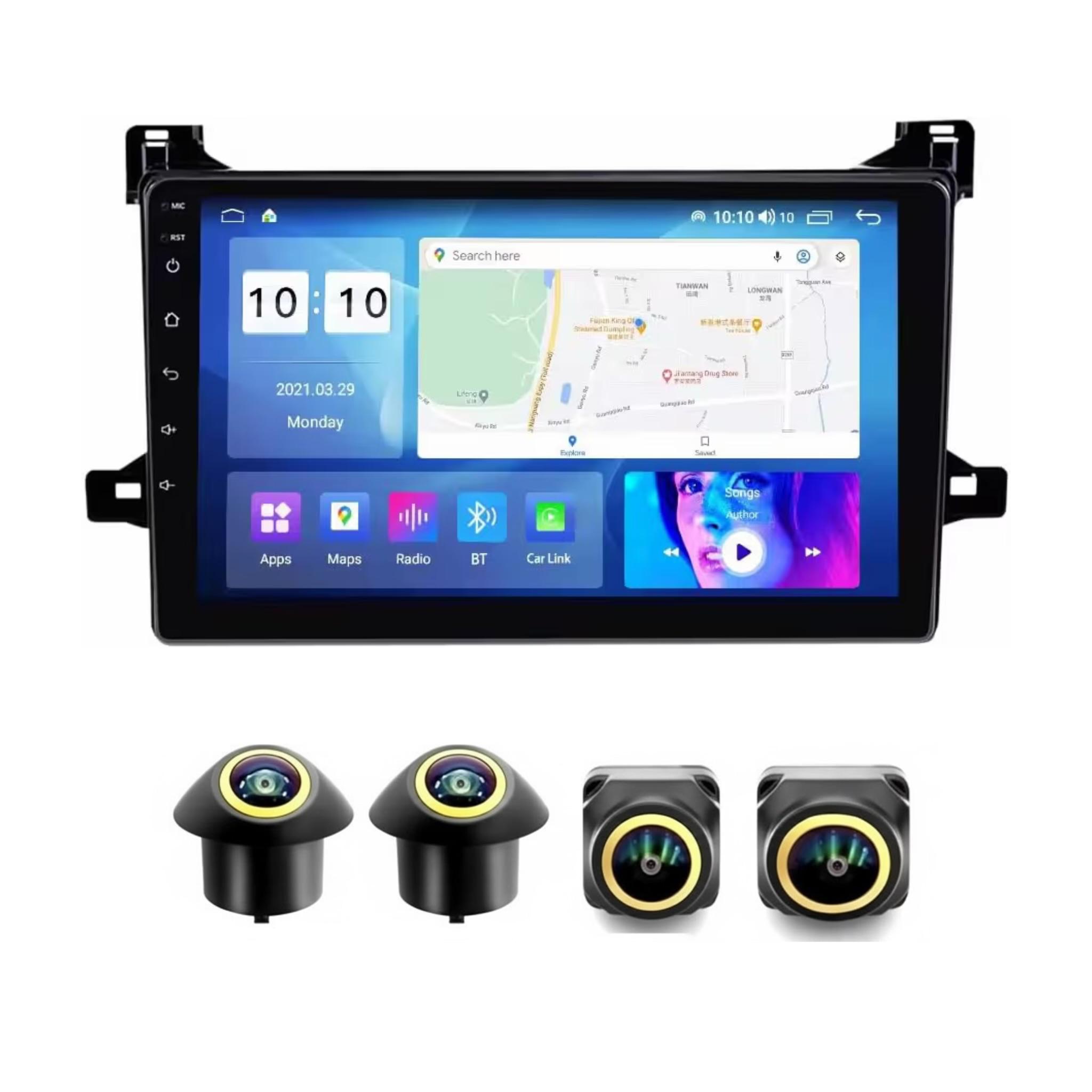 Android Car Stereo for Toyota Prius XW50 2015-2020 9 Inch IPS.QLED Touch Screen with AHD Camera Included - Image 2