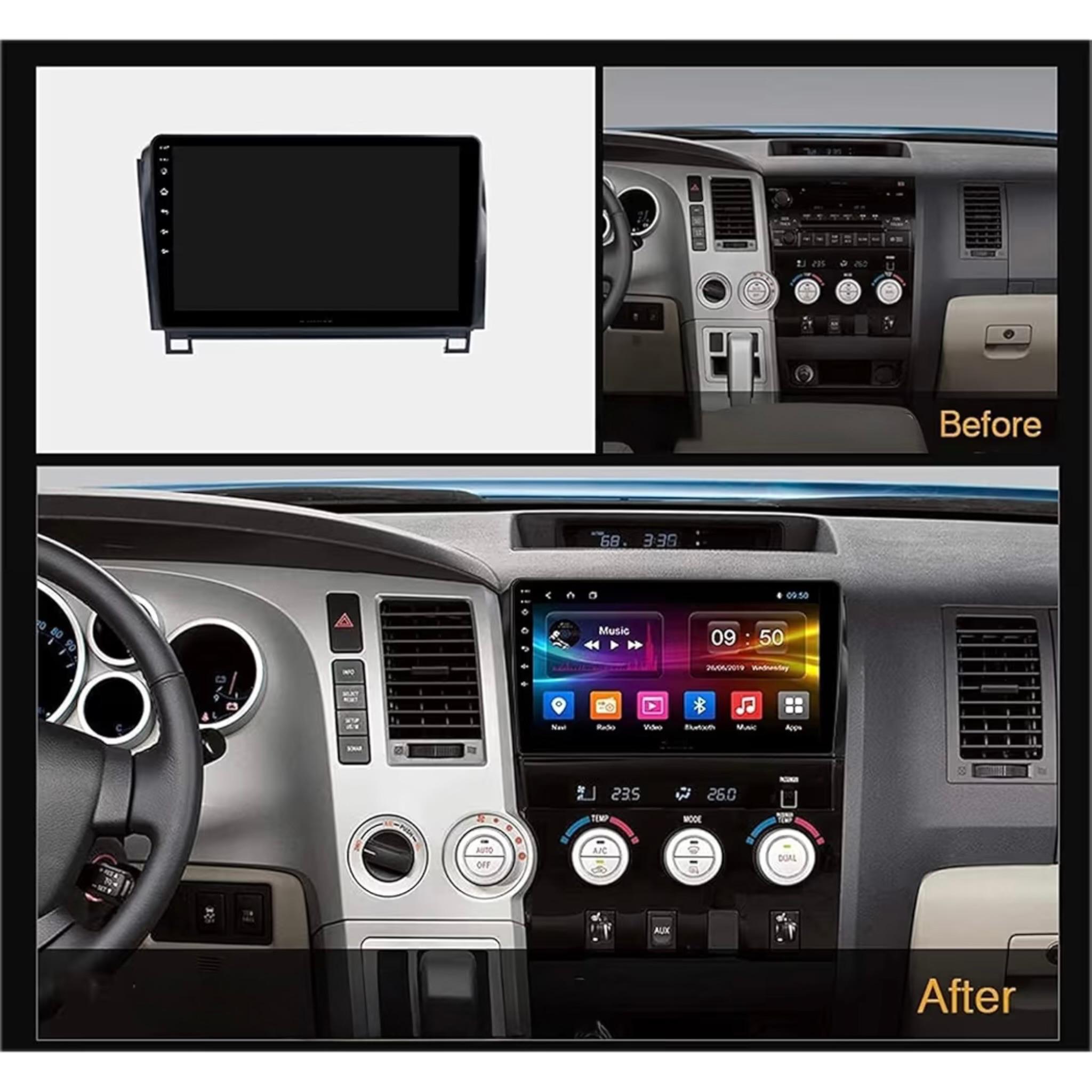 Android Car Stereo for Toyota Sequoia Tundra 2006-2013 10 Inch IPS.QLED Touch Screen with AHD Camera Included - Image 3